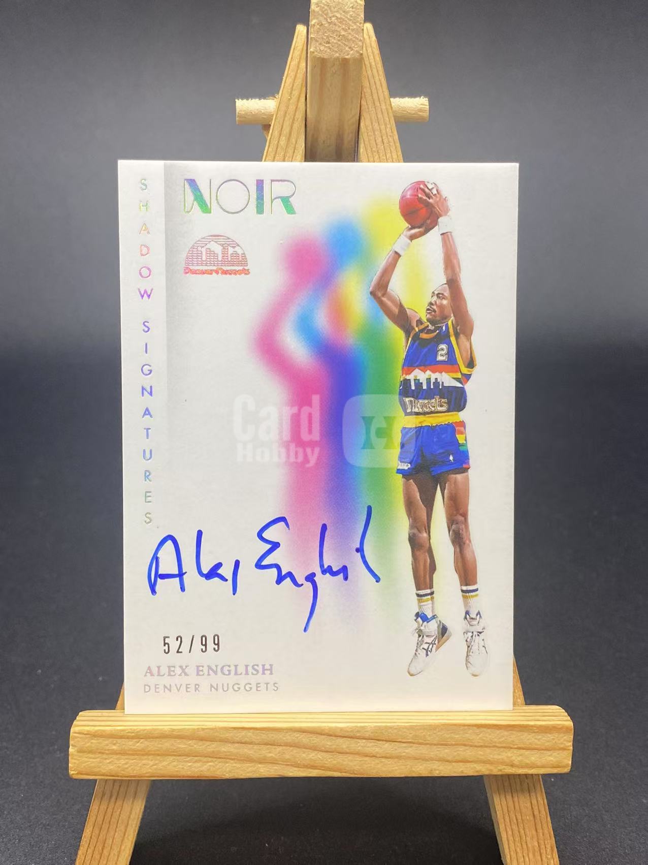 2023-24 【六六代卖】 Noir Alex english 英格利什 掘金 99编 影子签 卡签签字 瑕疵如图(永不独行01)