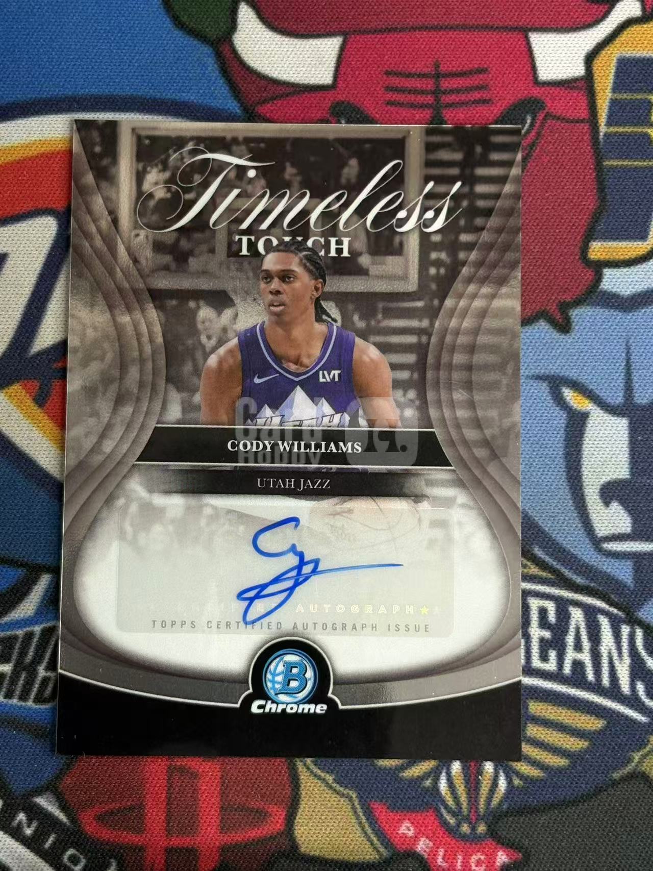 2025-26 TOPPS BOWMAN CHROME CODY WILLIAMS 爵士 科迪威廉姆斯 签字卡 TIMELESS签 专收凑套必备【烂臭嘴拍卖】