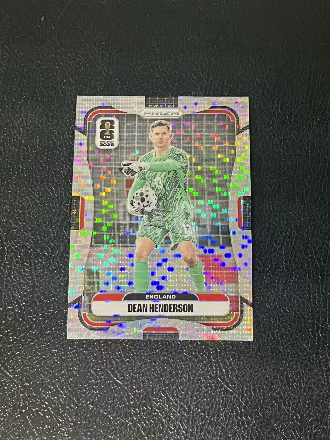 2026 Panini World Cup Prizm dean henderson 迪安 亨德森 脉冲折 英格兰 世界杯 银折 实卡精美 卡品如图 LA-5