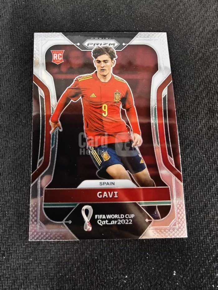 【可合并,不累计】2022 Panini Prizm Gavi RC 新秀 加维 西班牙 卡塔尔世界杯 PZ 划痕 边角瑕疵 #223