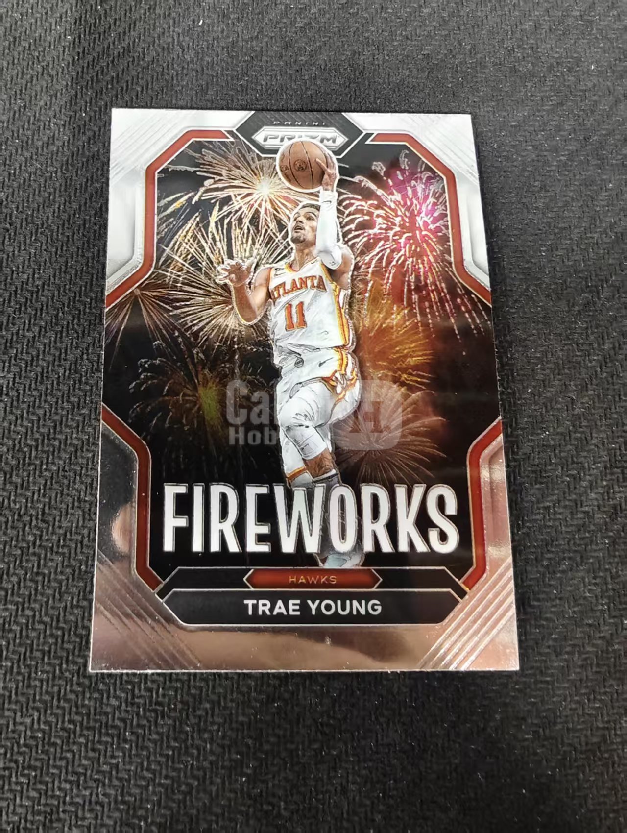 【可合并,不累计】2022-23 Panini Prizm Trae Young 特雷 杨 老鹰 烟花特卡 PZ 不保卡品 介意勿拍 #21
