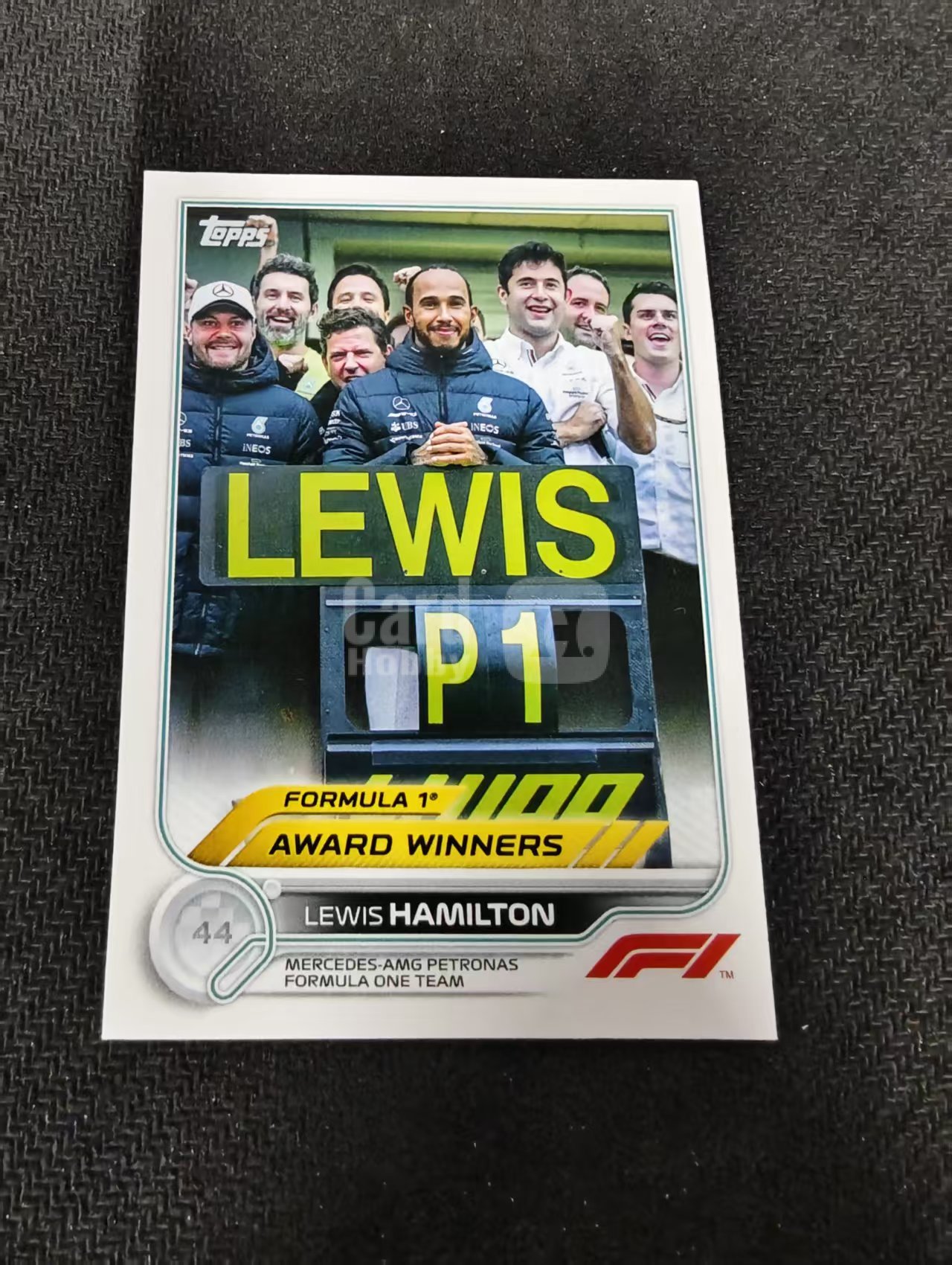 2022 Topps Chrome F1 Lewis Hamilton 刘易斯 汉密尔顿 AMG梅赛德斯奔驰 划痕 边角瑕疵 @198