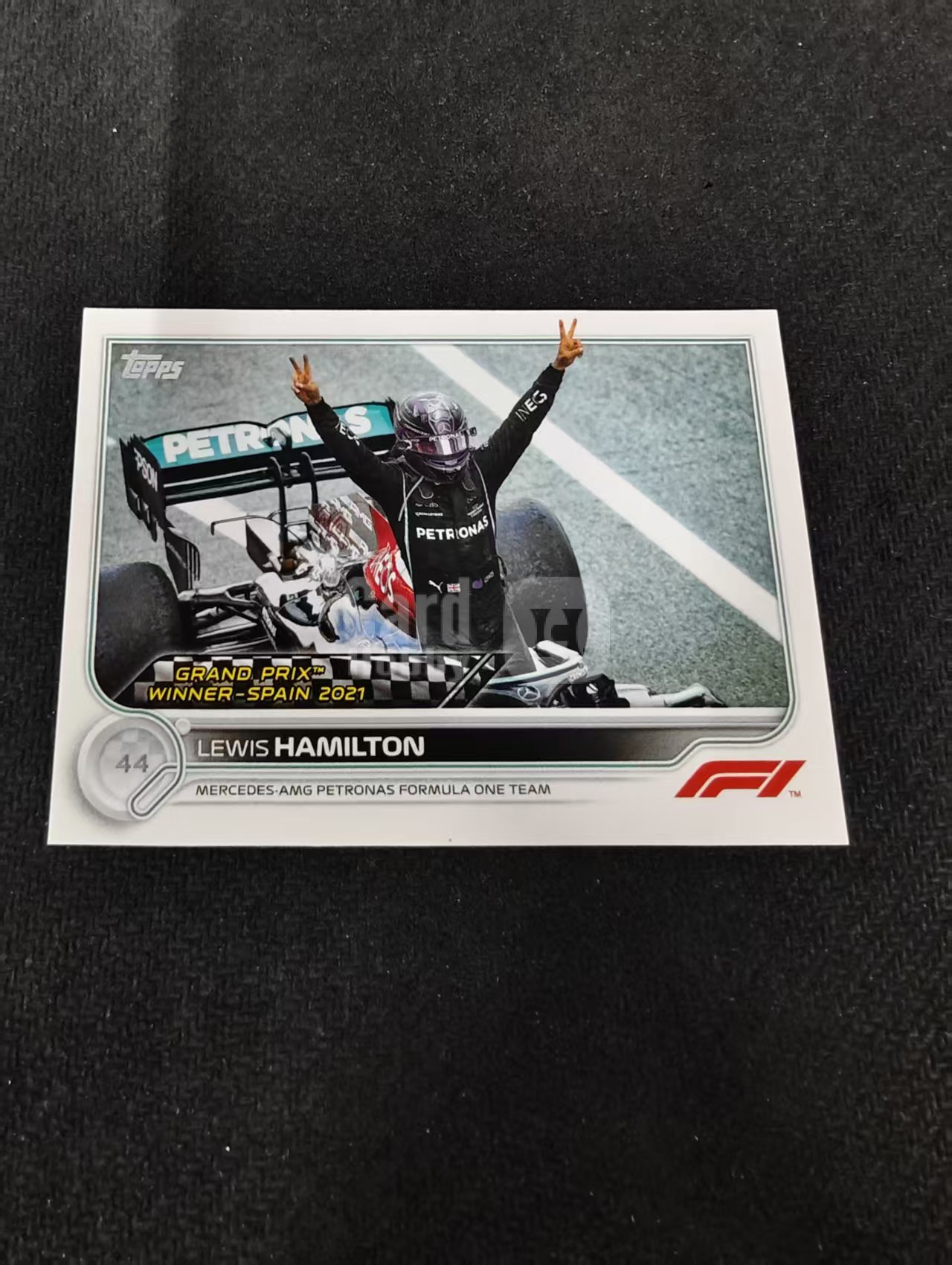 2022 Topps Chrome F1 Lewis Hamilton 刘易斯 汉密尔顿 AMG梅赛德斯奔驰 划痕 边角瑕疵 @154