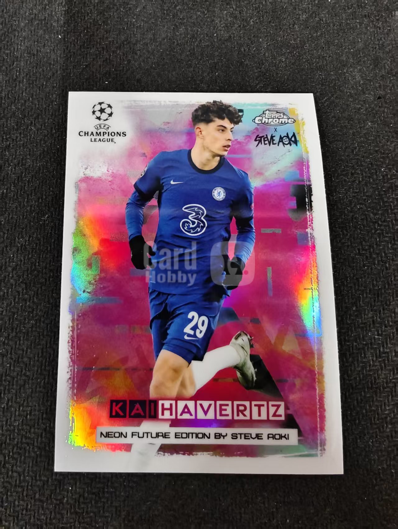 【可合并,不累计】2021 Topps Chrome Kai Havertz 切尔西 哈弗茨 欧冠 电音 联名 大比例 特卡 欧冠 银折 不保卡品 介意勿拍