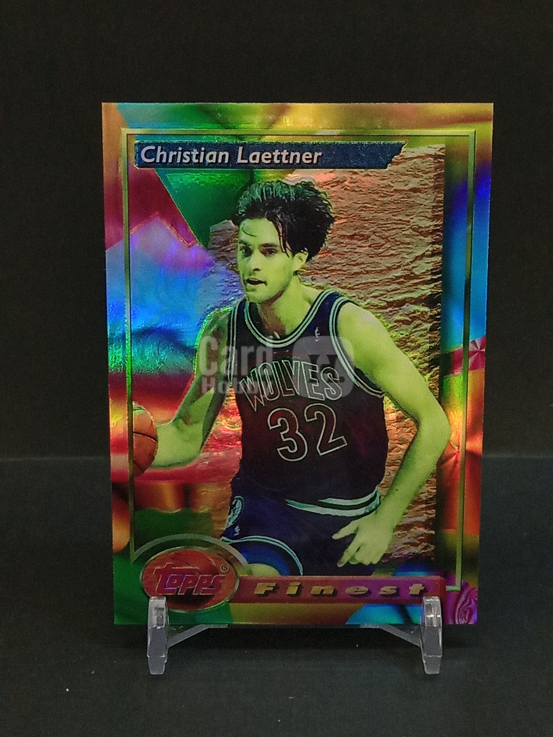 【DC拍卖】9.29小科比 `1993-94 Topps Finest #130 Christian Laettner 克里斯蒂安莱特纳 森林狼经典折射老卡,梦幻队成员`