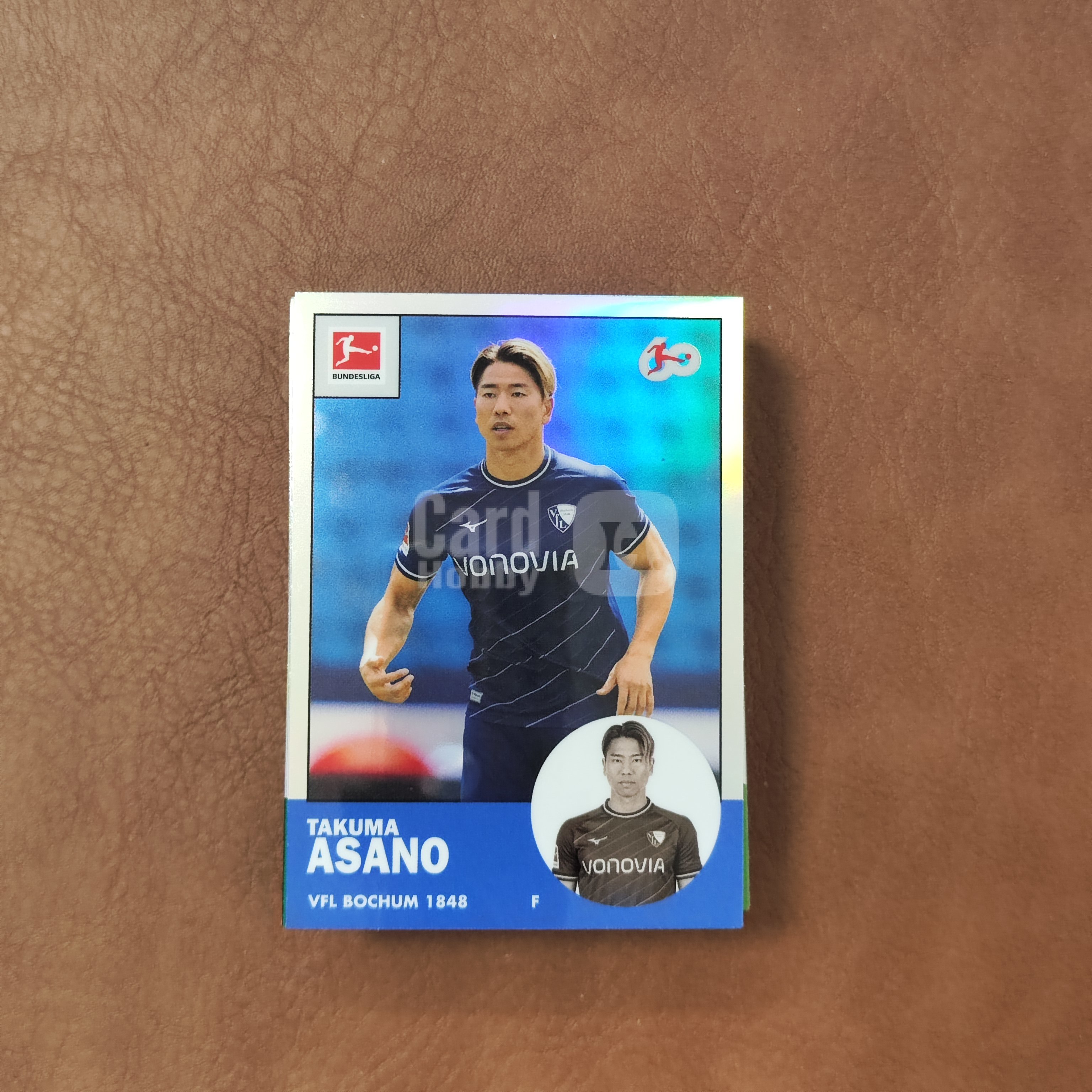2024 【YM拍卖-代卖/回收】 topps 折射 Takuma Asano 浅野拓磨 波鸿  德甲60周年 银折 Y0094