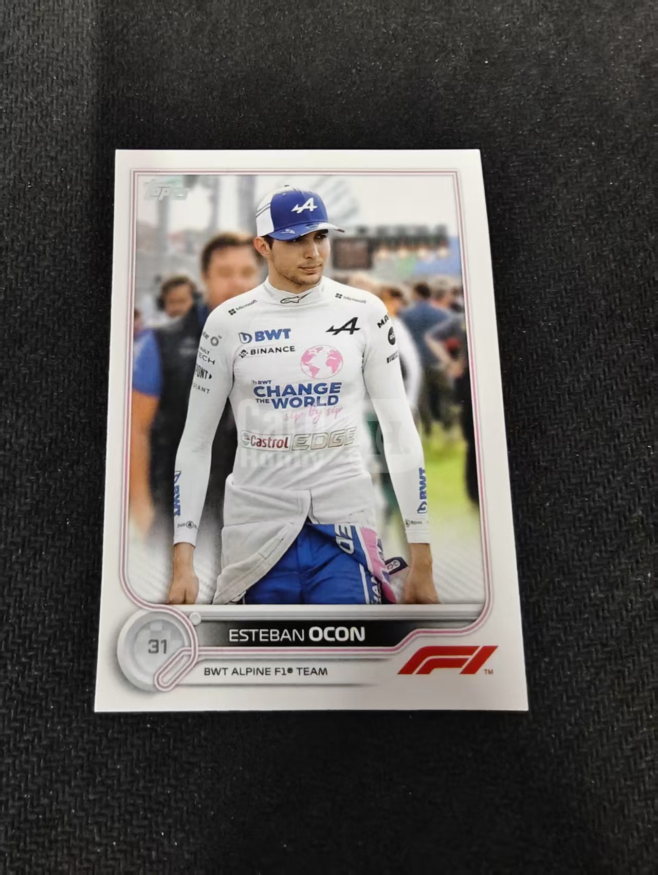 2022 Topps Chrome Esteban Ocon F1 阿尔滨车队 埃斯特班 奥康 划痕 边角瑕疵 @43