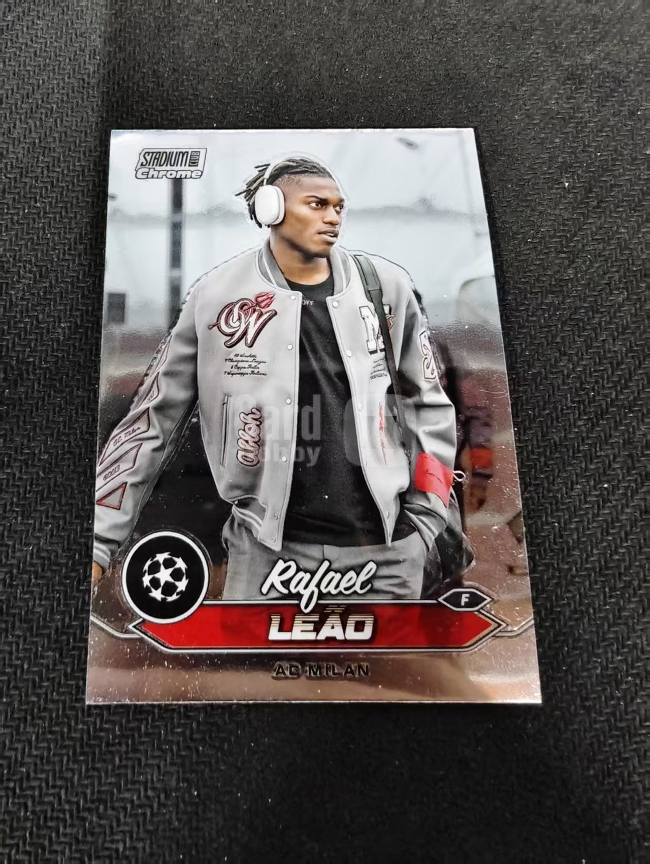 【可合并,不累计】2024 Topps Stadium Club Chrome Rafael Leao AC米兰 葡萄牙 莱奥 竞技场 欧冠 划痕 边角瑕疵 #22