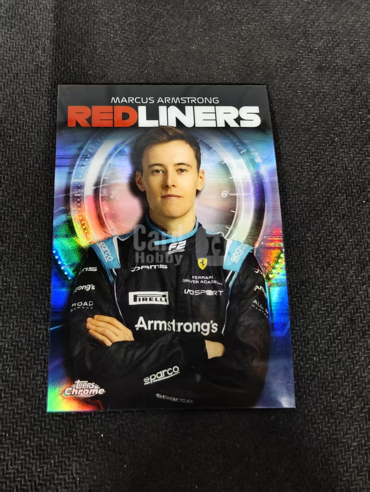 2021 Topps Chrome F1 Marcus Armstrong 马库斯 阿姆斯特朗 Red Liners 折射 银折 边角瑕疵 #11