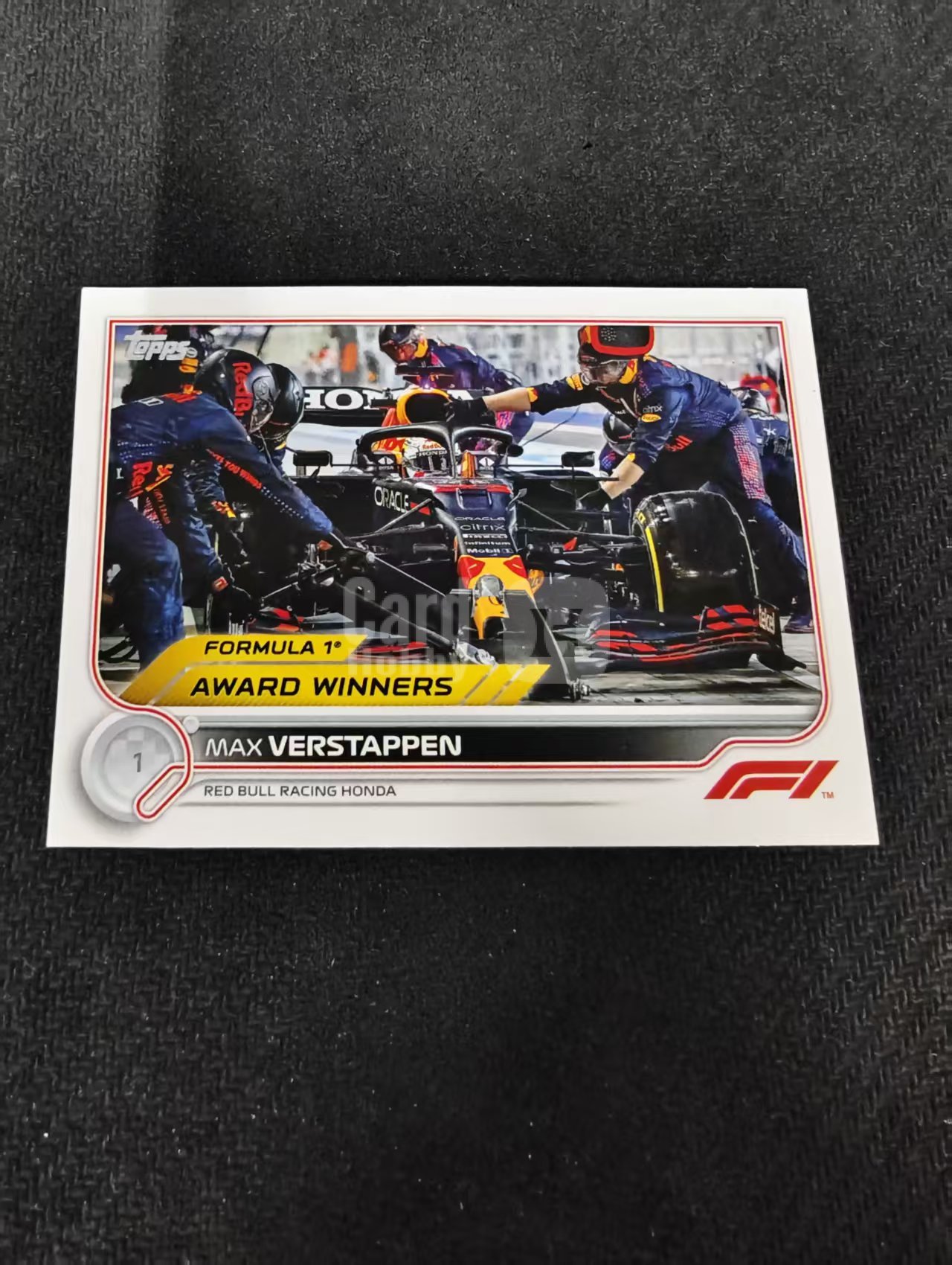 2022 Topps Chrome F1 Max Verstappen 维斯塔潘 红牛 划痕 边角瑕疵 @196
