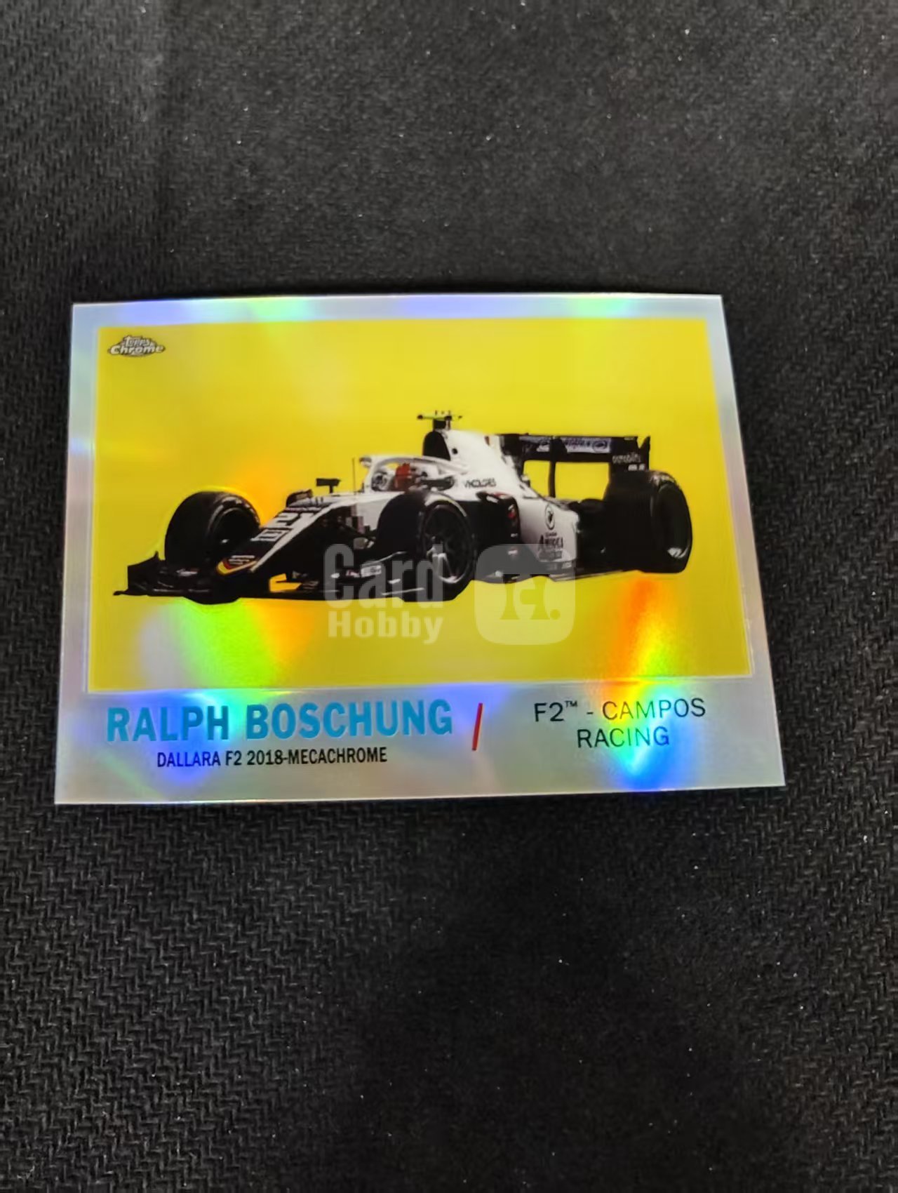 2021 Topps Chrome Ralph Boschung F1 拉尔夫 博雄 银折 划痕 边角瑕疵 #RB