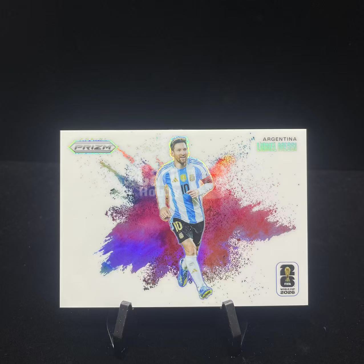 【德基拍卖】2026 Panini Prizm FIFA World Cup Lionel Messi 世界杯PZ 阿根廷 利昂 梅西 球王 Color Blast 白泼墨 大比例 箱货 SSP 全网首张 收藏必备 卡品如图 WZT7-15
