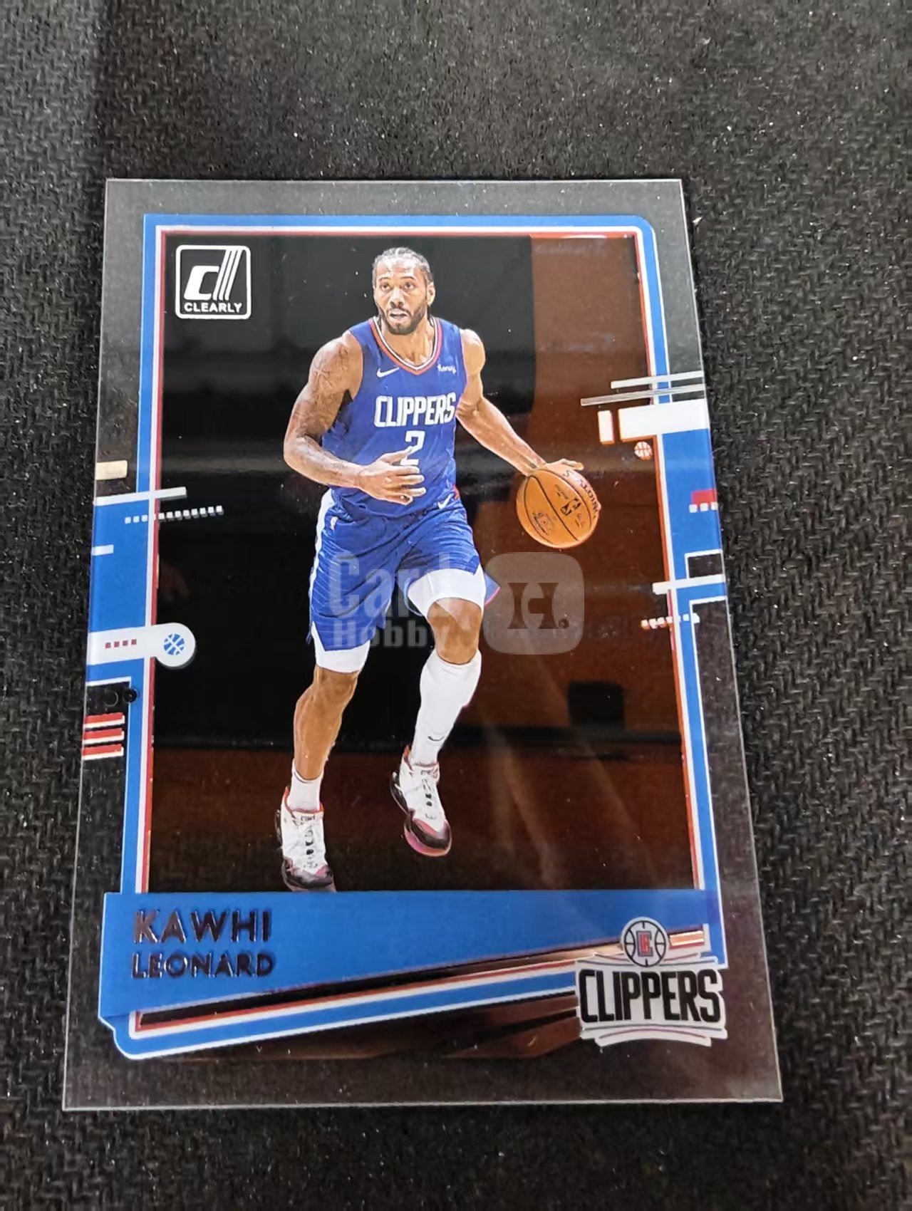 2020-21 Panini Clearly Donruss Kawhi Leonard 科怀 伦纳德 卡哇伊 快船 杜蕾斯 胶片 划痕 边角瑕疵 #28