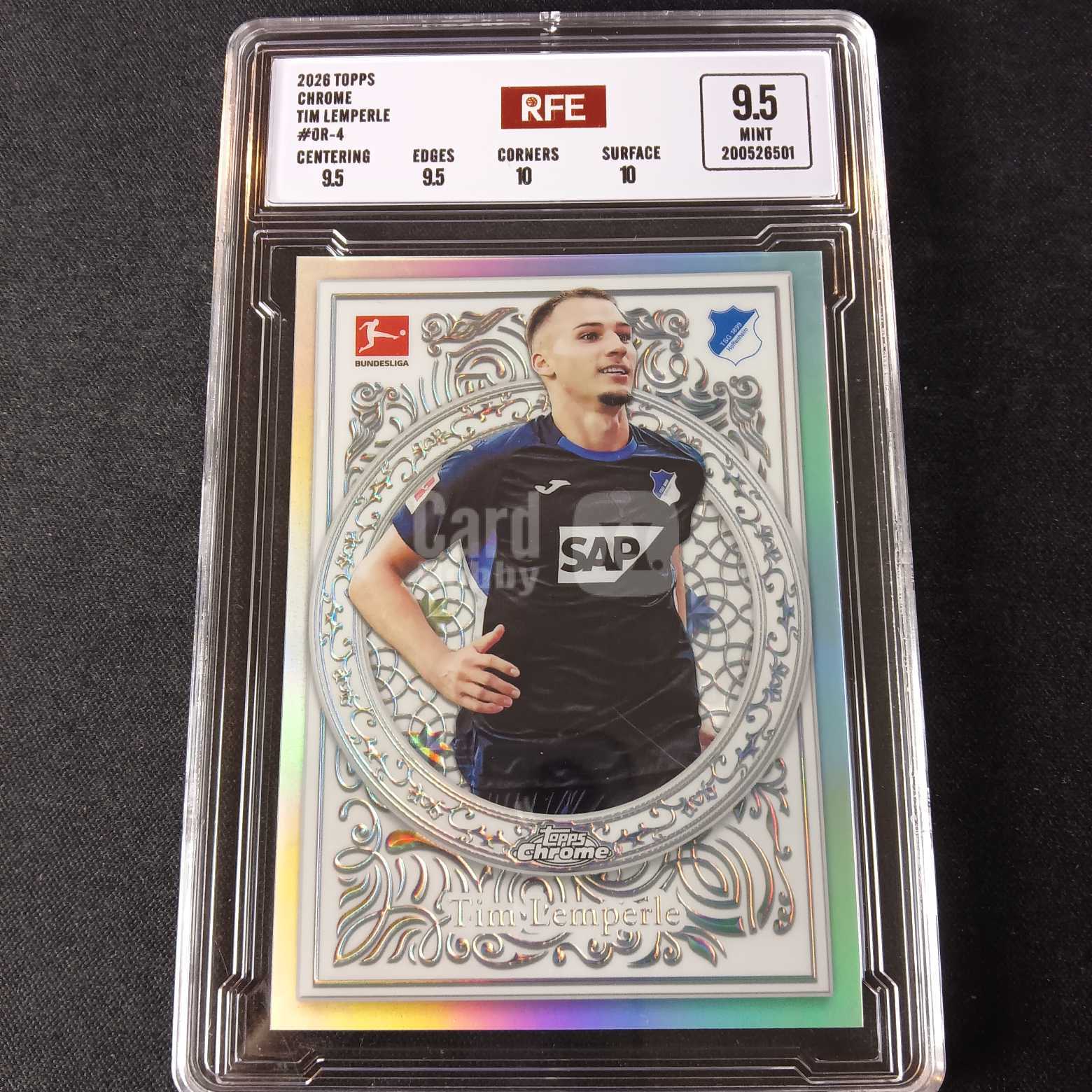 2026 Topps Chrome 伦佩勒 评级卡 霍芬海姆 折射 实卡精美稀有 品质保障 投资收藏必备 保值回购 详情见说明 多张可合并订单 可累计【KUROKO】