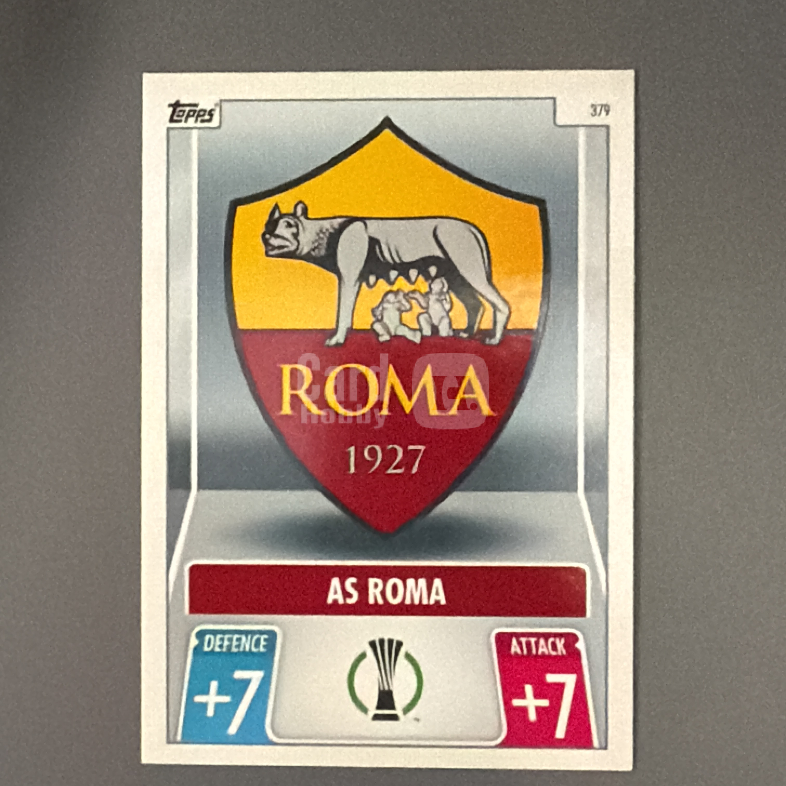 2026 Topps match attax roma 【黄30-可合并，不到付】意大利 罗马 队徽 队标 +7 卡品如图 默认微瑕