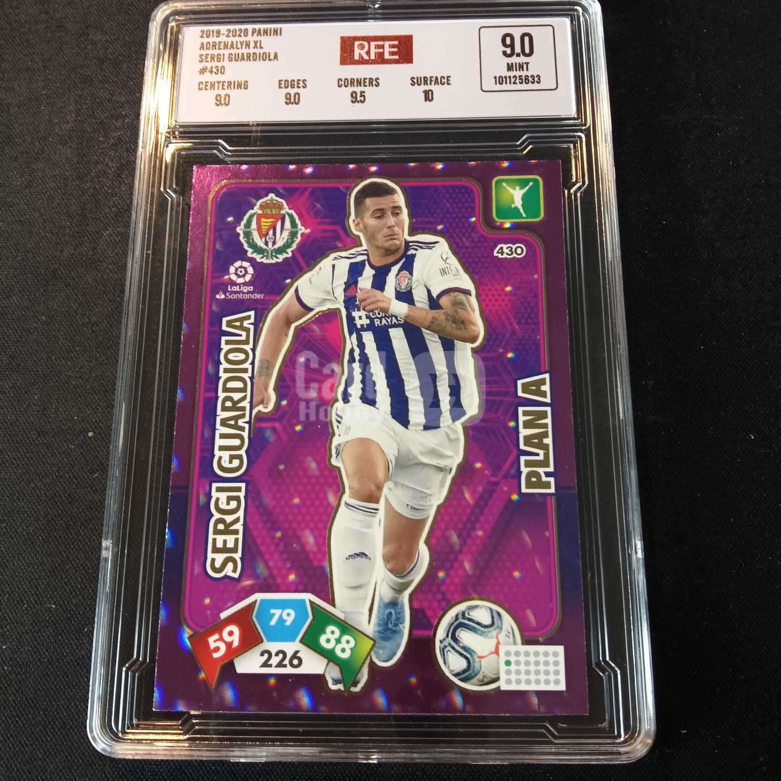 2019-20 Panini Adrenalyn XL 瓜迪奥拉 评级卡 皇家巴利亚多利德 折射 实卡精美稀有 品质保障 投资收藏必备 保值回购 详情见说明 【蓝色星球】