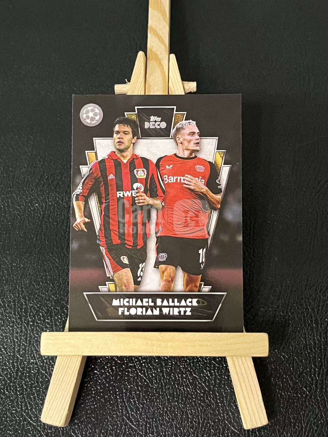 2024 Panini UEFA Florian Wirtz 巴拉克 维尔茨 双人特卡 勒沃库森 欧冠 deco 实卡精美 卡品如图 LA-3