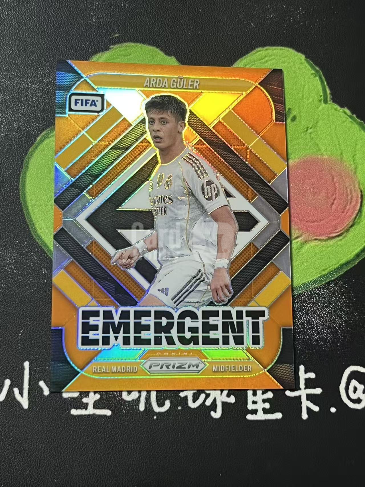 2025-26 Panini Prizm Arda Guler FIFAPRIZM 皇家马德里 居莱尔 25编 低编 橙折 特卡 微瑕如图【ZYP代拍】叽B