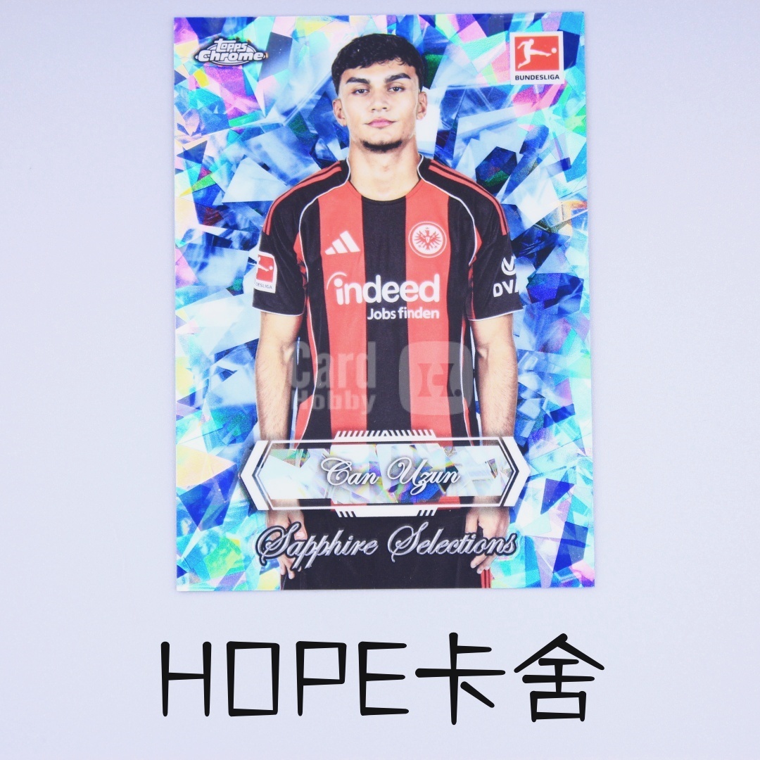 2023-24 Topps Chrome Can Uzun 法兰克福 土耳其 大妖 詹 乌尊 精选宝石 蓝碎冰 下一站豪门 未来可期!【HOPE代卖(4.5%含卡淘)】