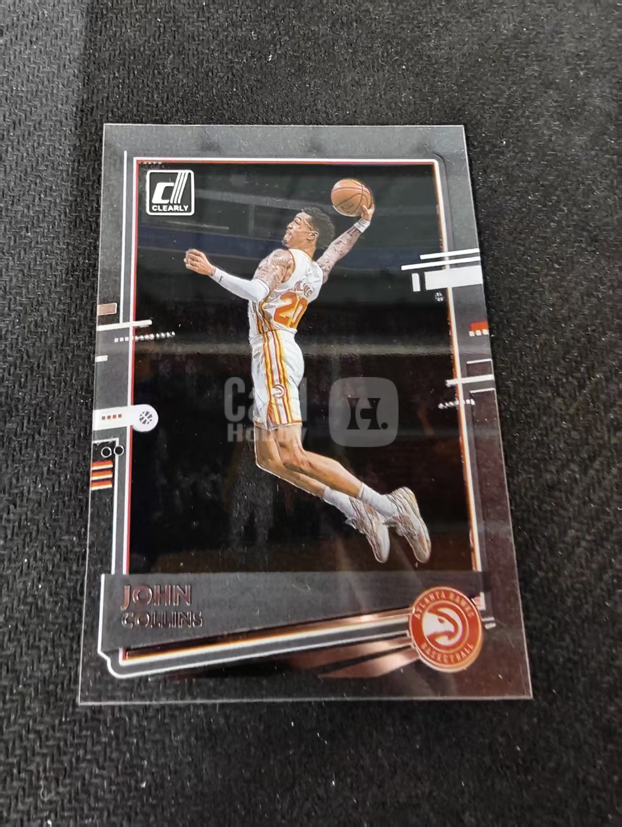 2020-21 Panini Clearly Donruss John Collins 老鹰 约翰 科林斯 杜蕾斯 胶片 划痕 边角瑕疵 #23