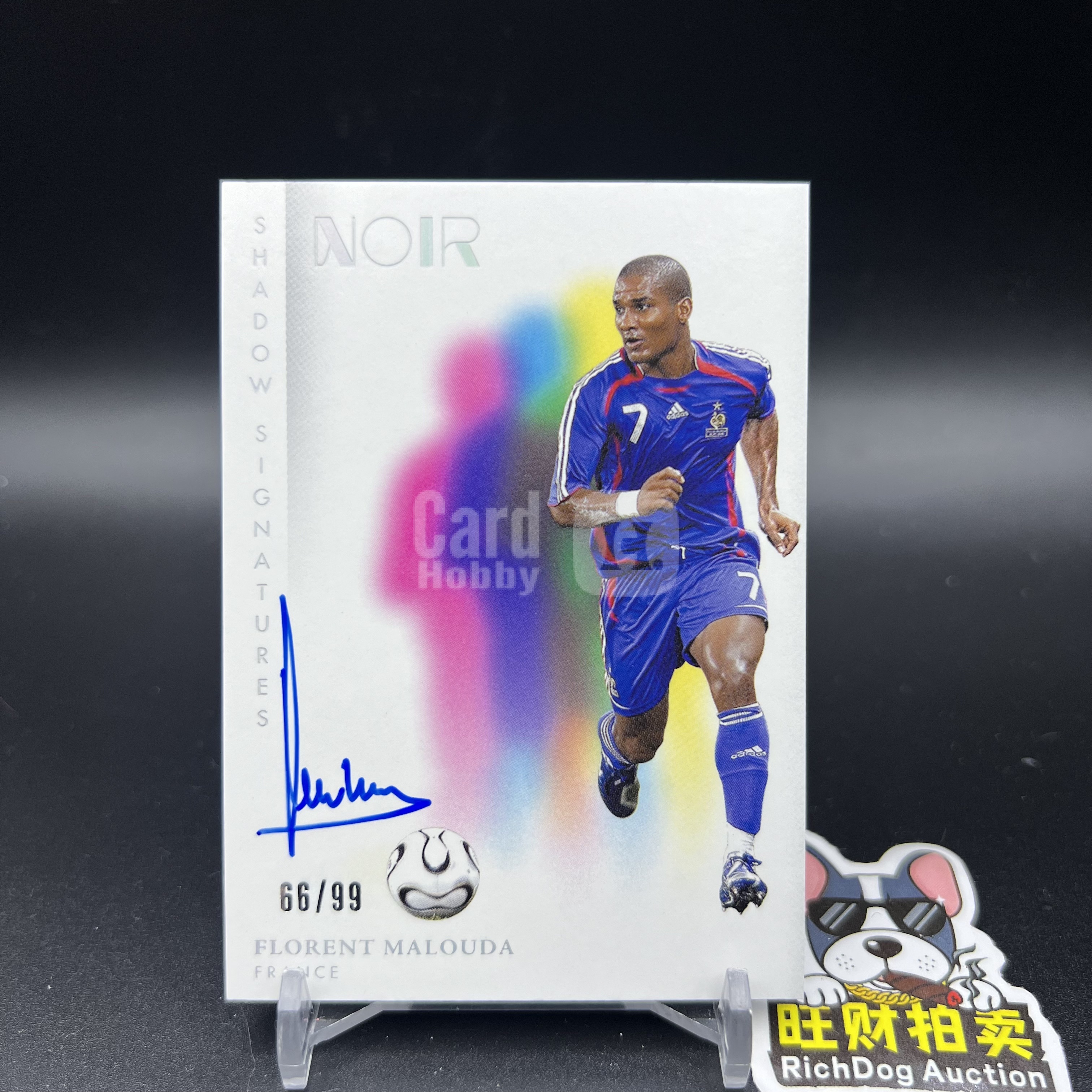 2024-25 Panini Noir Florent Malouda 【旺财拍卖B】M44 诺尔 英超 切尔西 法国 马卢达 66/99编 ...