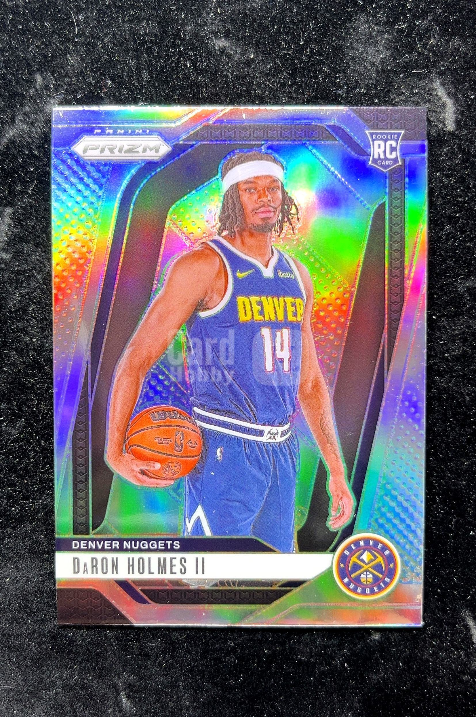 【小白1%代卖】2024 Panini Prizm Rookie RC Card 新秀卡 Daron Holmes II 达伦·霍尔姆斯二世 银折 折射 新秀 RC 卡品如图 高价值 0702