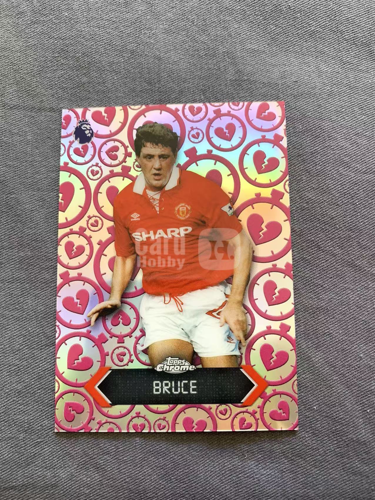 2026 Topps Chrome Steve Bruce 斯蒂夫布鲁斯 曼联90年代传奇 三冠王后防核心 英超名宿 TC英超 心碎折 收藏凑套 卡品如图 王伟