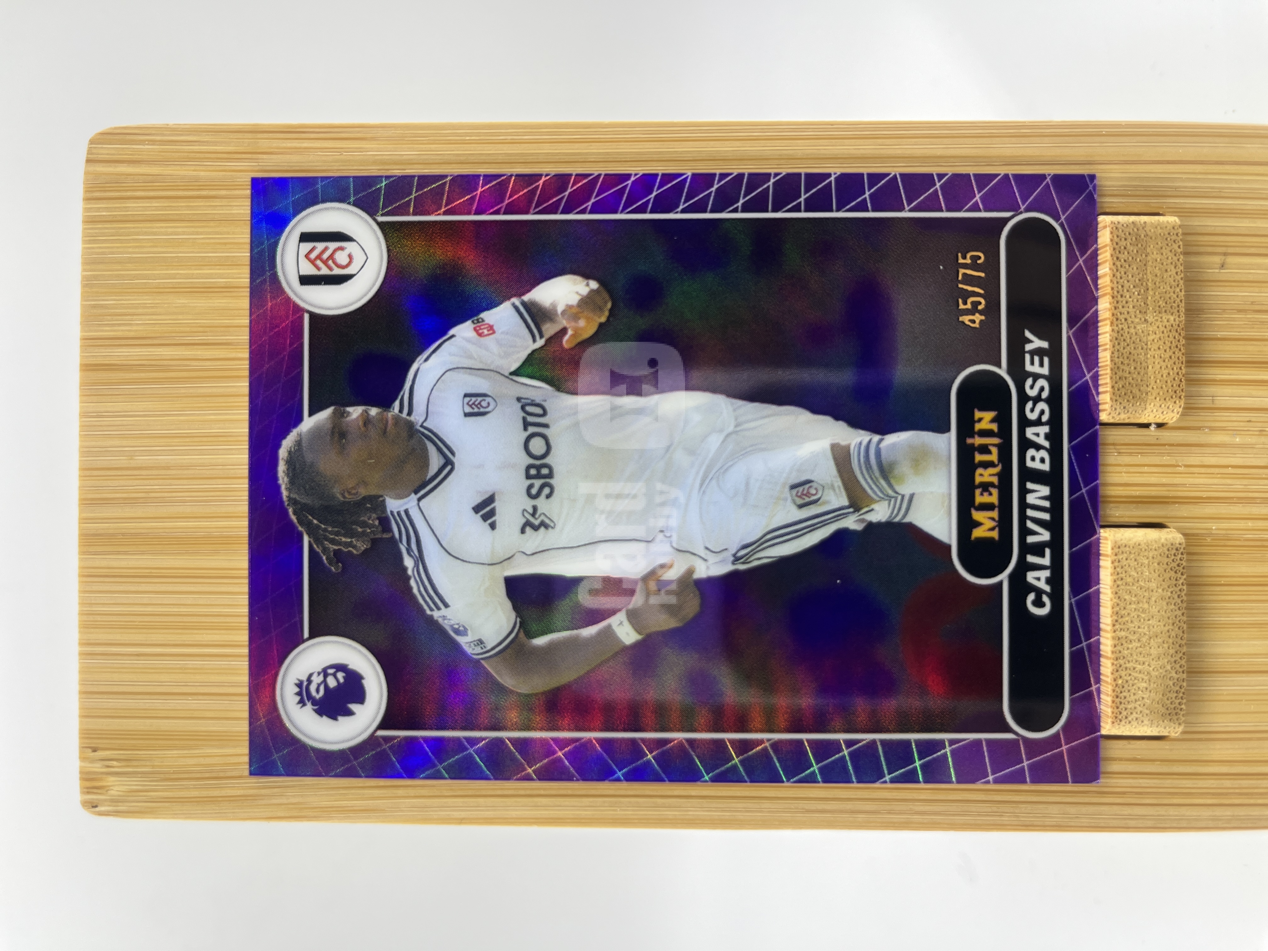2026 Topps Merlin Calvin Bassey 【#HULK】英超 梅林 卡尔文 巴西 贝西 巴锡 富勒姆 75编 紫折 卡品如图【台风代拍】