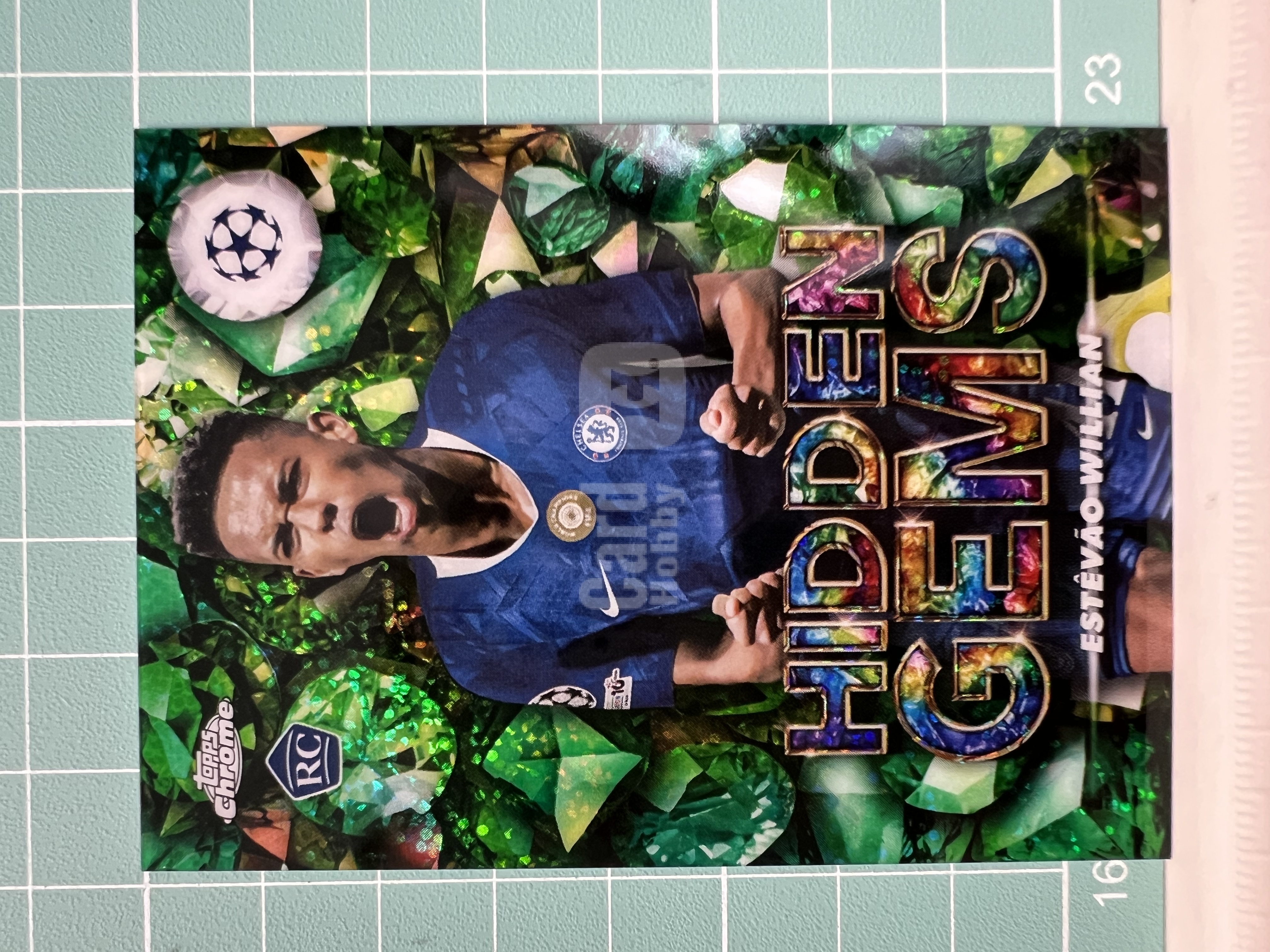 2026 Topps Chrome Willian #HG-19 切尔西 埃斯特旺 隐藏瑰宝特卡 欧冠 RC 新星 Topps 威廉 新秀