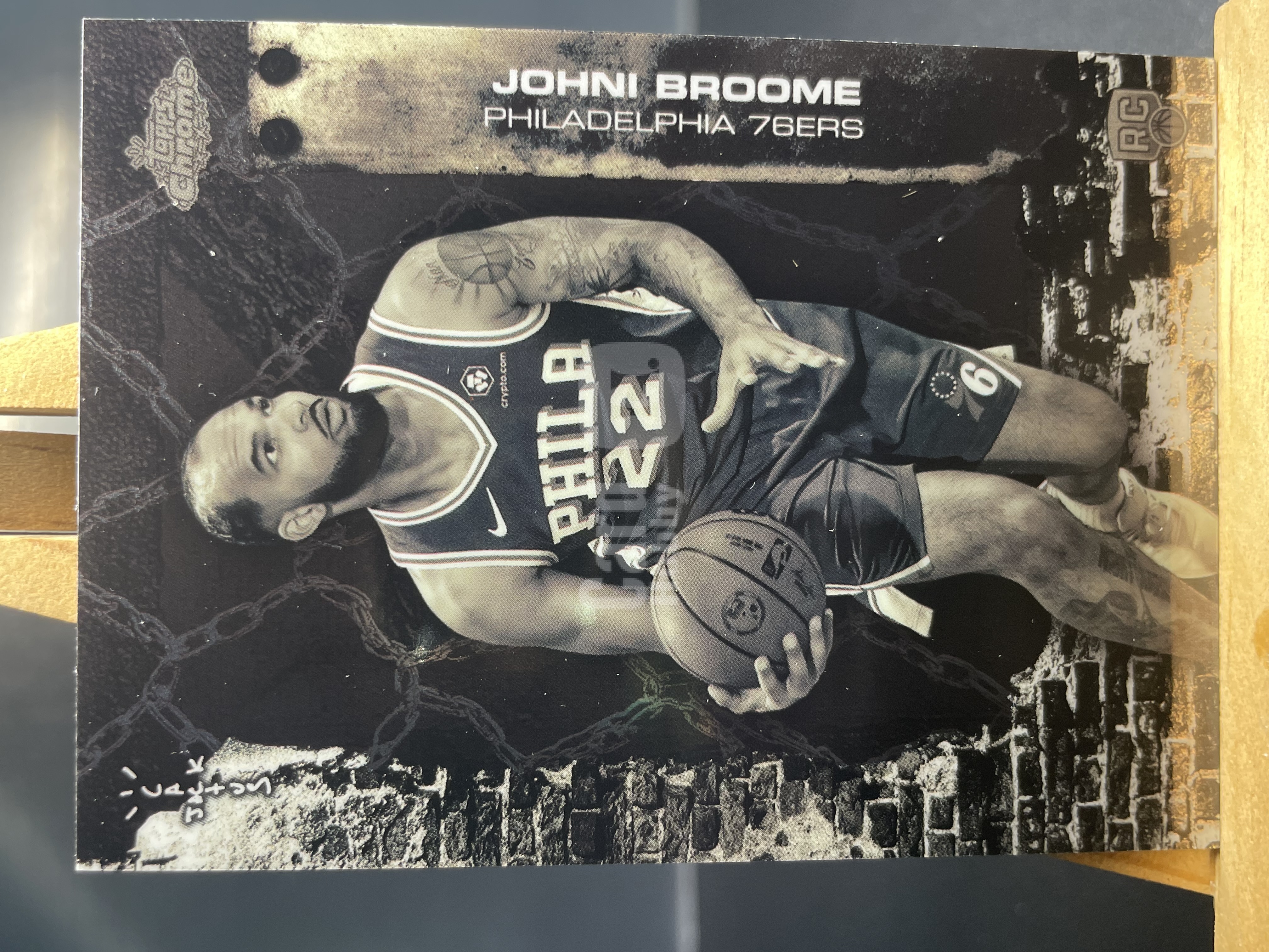 (B1) 2026 TOPPS  砖墙 锁链 BASE 新秀RC ‌ 约翰尼 布鲁姆 76人  近期大热球星  收藏凑套必备  卡品如图 ！！！