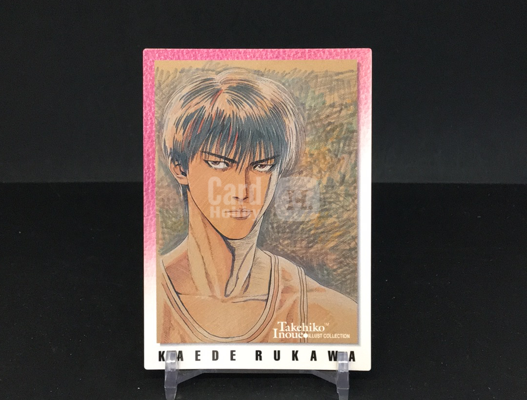 【DC拍卖】4.26CR7 【1998 万代 Carddass Masters 灌篮高手 井上雄彦原画收藏卡 #K10 KAEDE RUKAWA 流川枫】