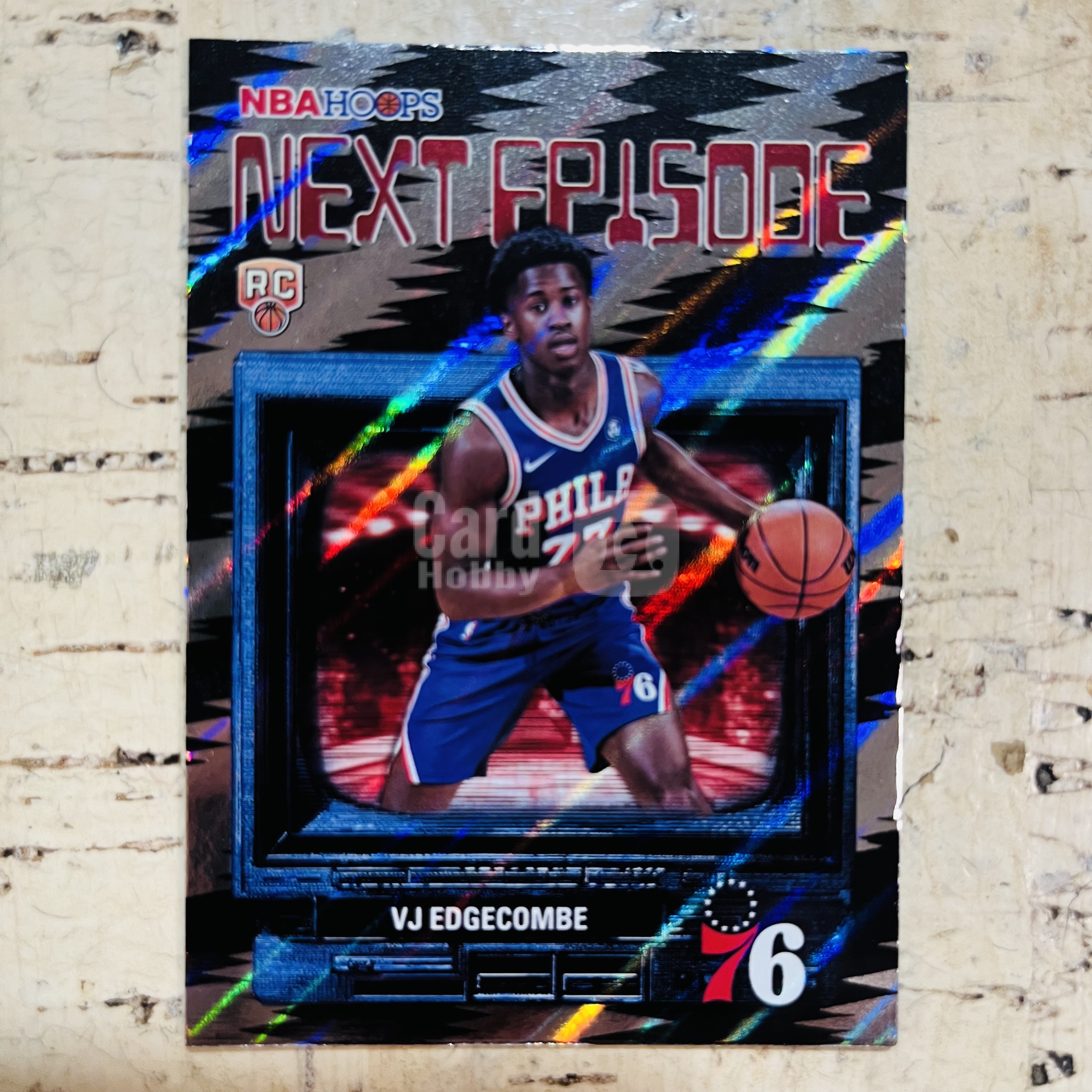 2025-26 Topps NBA Hoops VJ Edgecombe RC 新秀 76人 vj 埃奇库姆 光束折 射线折 下一章节 特卡【小卡迷拍卖 可累积半年】