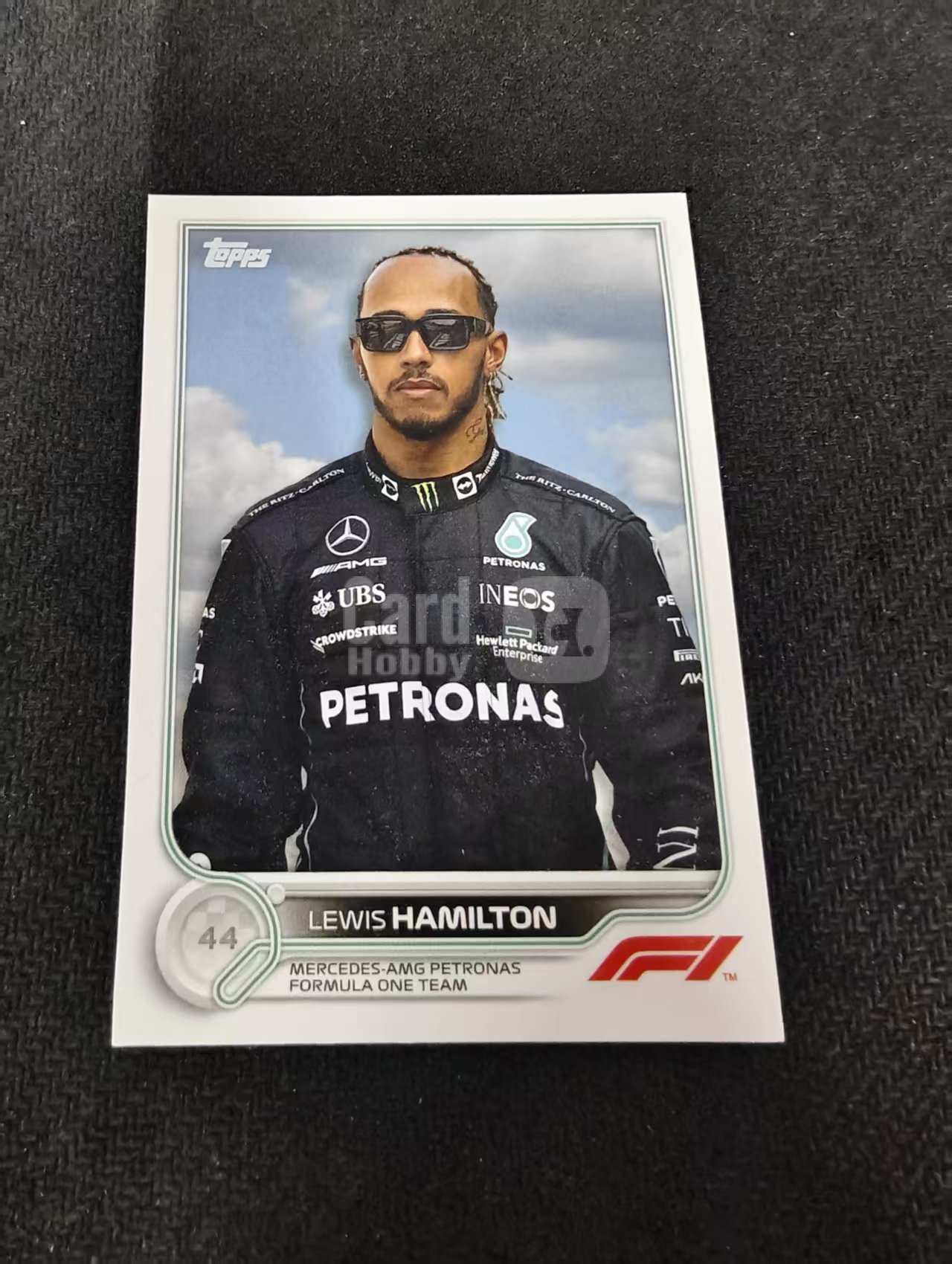 2022 Topps Chrome F1 Lewis Hamilton 刘易斯 汉密尔顿 AMG梅赛德斯奔驰 划痕 边角瑕疵 @6