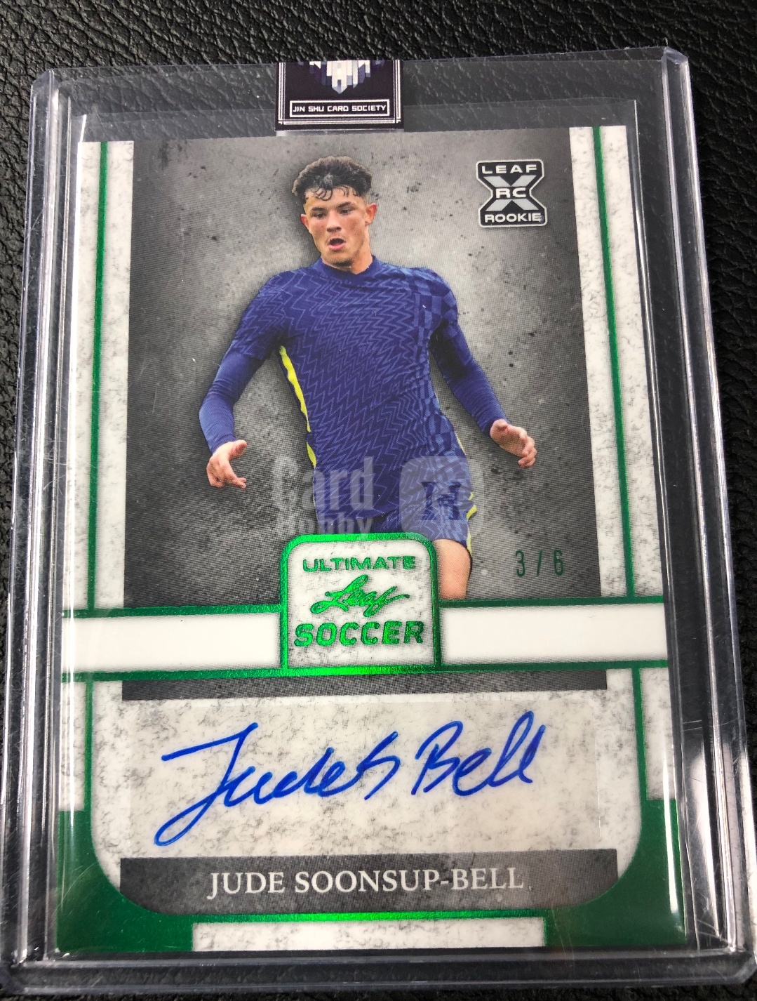 2022 Leaf 终极 JUDE SOONSUP-BELL 苏瑟普 贝尔 裘德 桑索 3/6编 新秀 rc ultimate soccer 签字 墨迹完美 英格兰 泰国英超 卡品如图 收藏必备