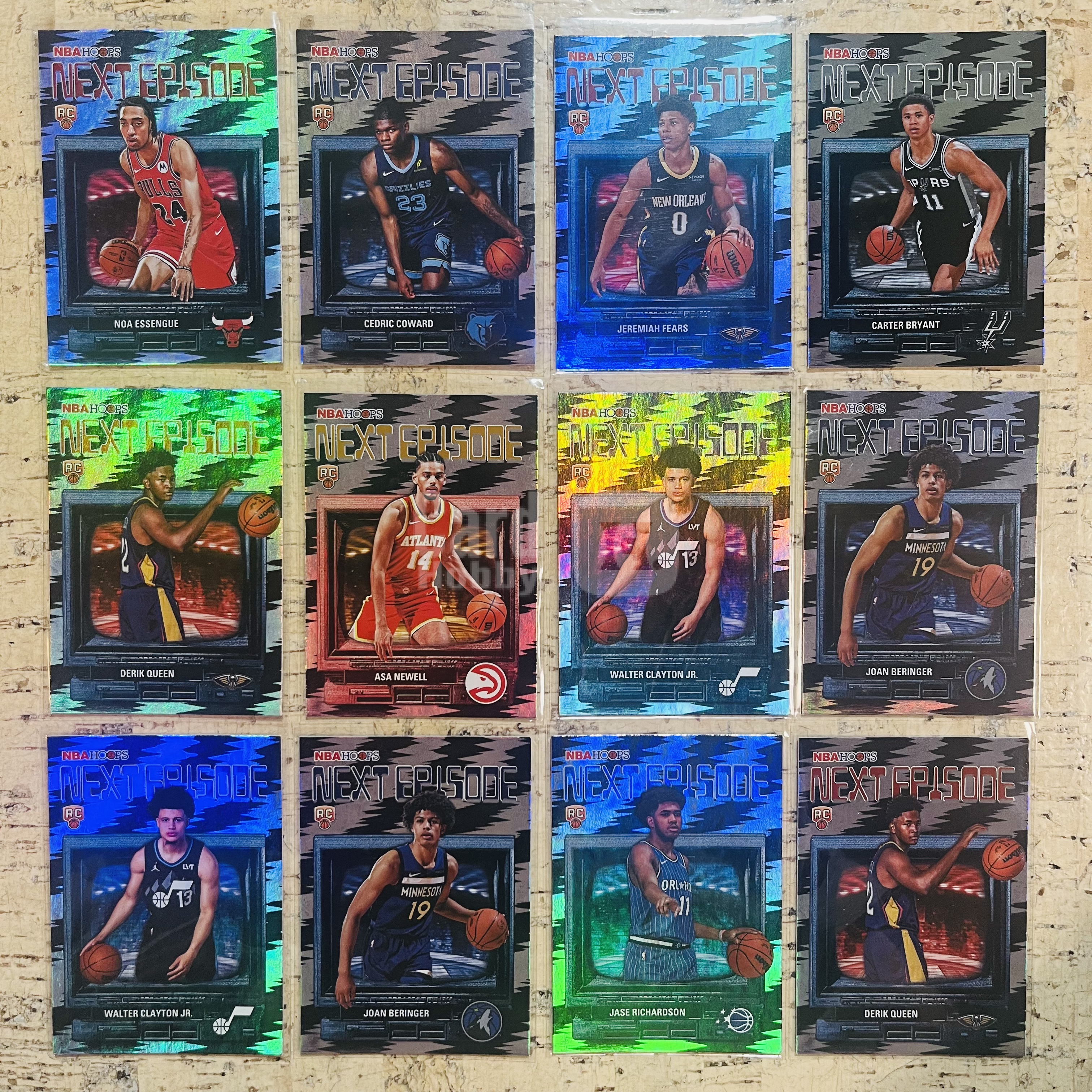 2025-26 Topps NBA Hoops Jeremiah Fears RC 新秀 下一章节 特卡 12张打包 费尔斯 考沃德 卡特 布莱恩特 带队 此标有膜无夹【小卡迷拍卖累积半年】
