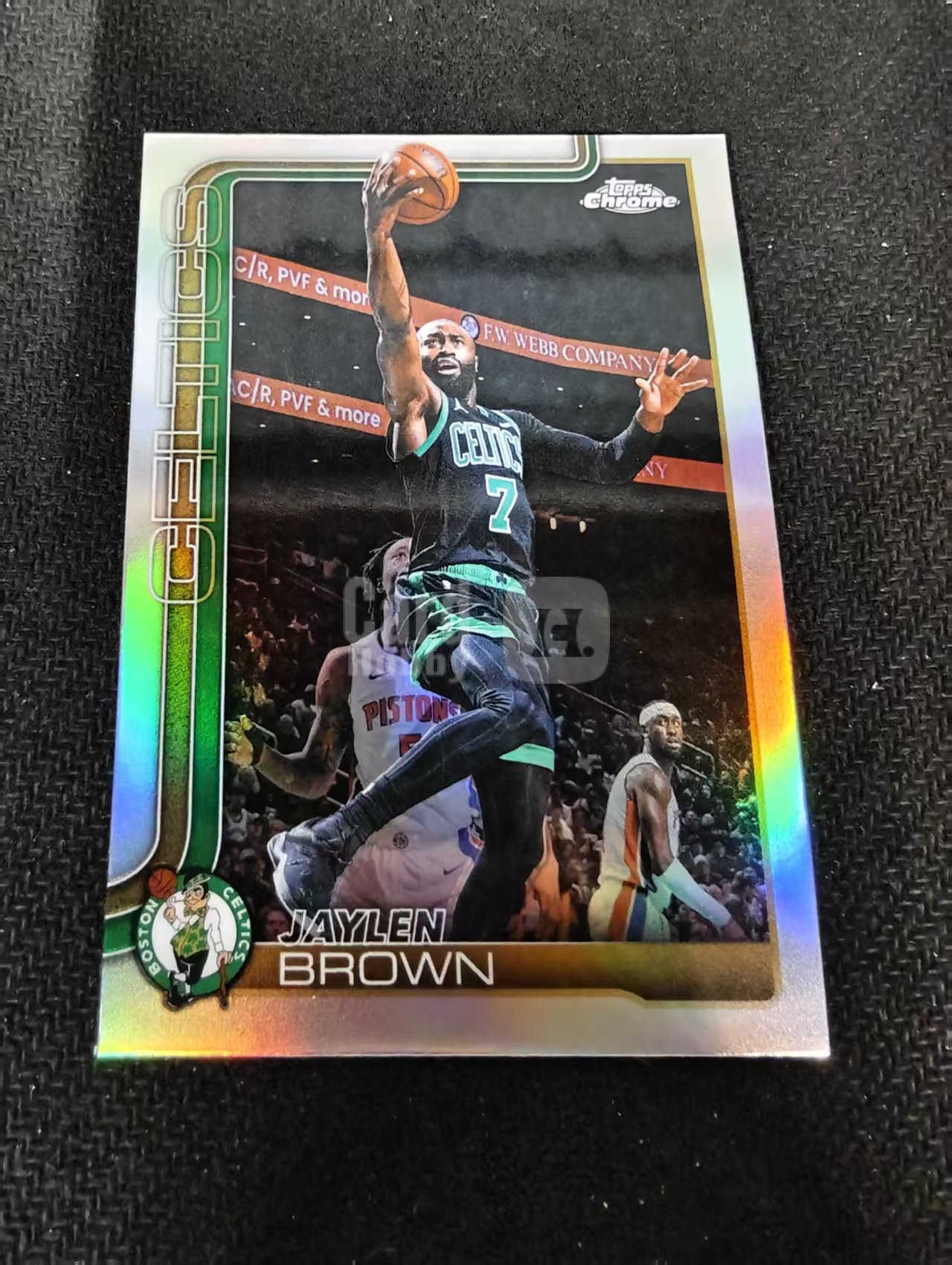 2026 Topps Chrome Update Jaylen Brown 杰伦 布朗 凯尔特人 银折 TCU 划痕 边角瑕疵 #9