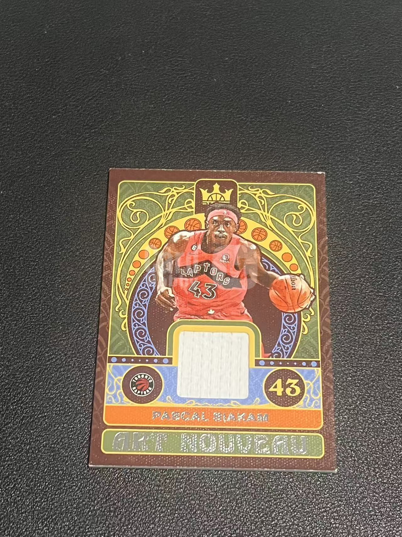 【芒特代卖】2022-23 Panini Court Kings Pascal Siakam 猛龙 西亚卡姆 油画 球衣物料 GU 落场亲穿