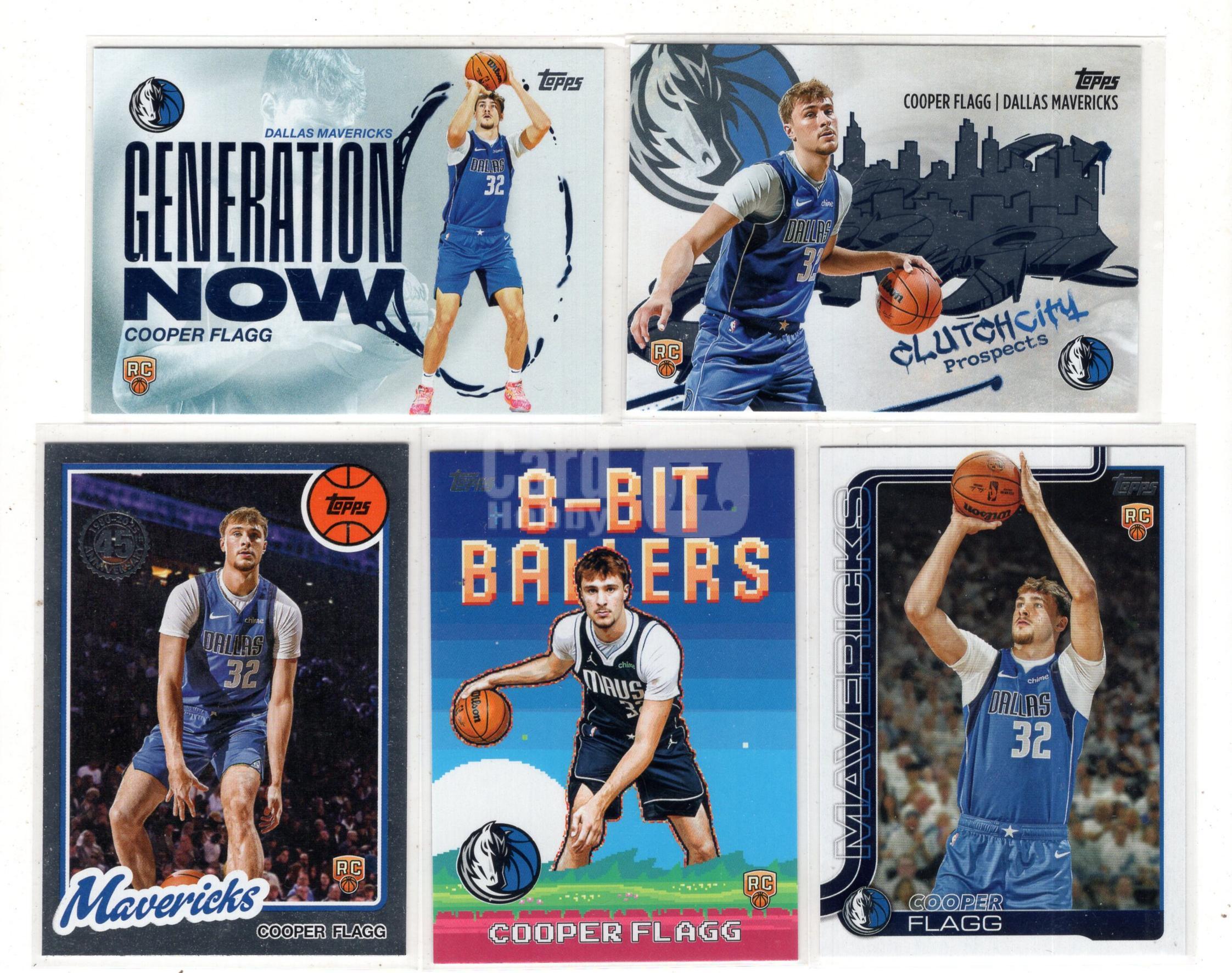 2025-26 Topps Flagship Cooper Flagg RC 【来拆波卡】独行侠 库珀 弗拉格 新秀 特卡 base 迪