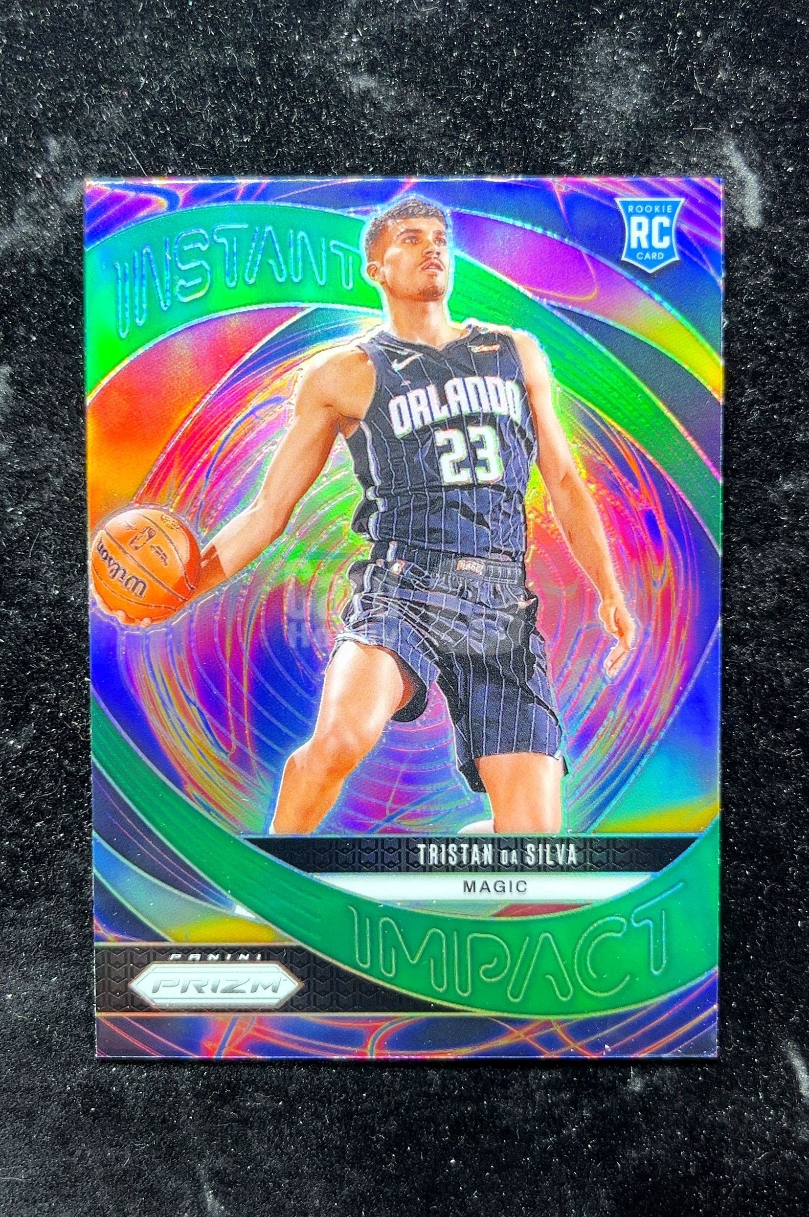 【小白1%代卖】2024 Panini Instant Impact Prizm Tristan da Silva 特里斯坦·达·席尔瓦 银折 绿平行 折射 新秀 RC 卡品如图 高价值 0702