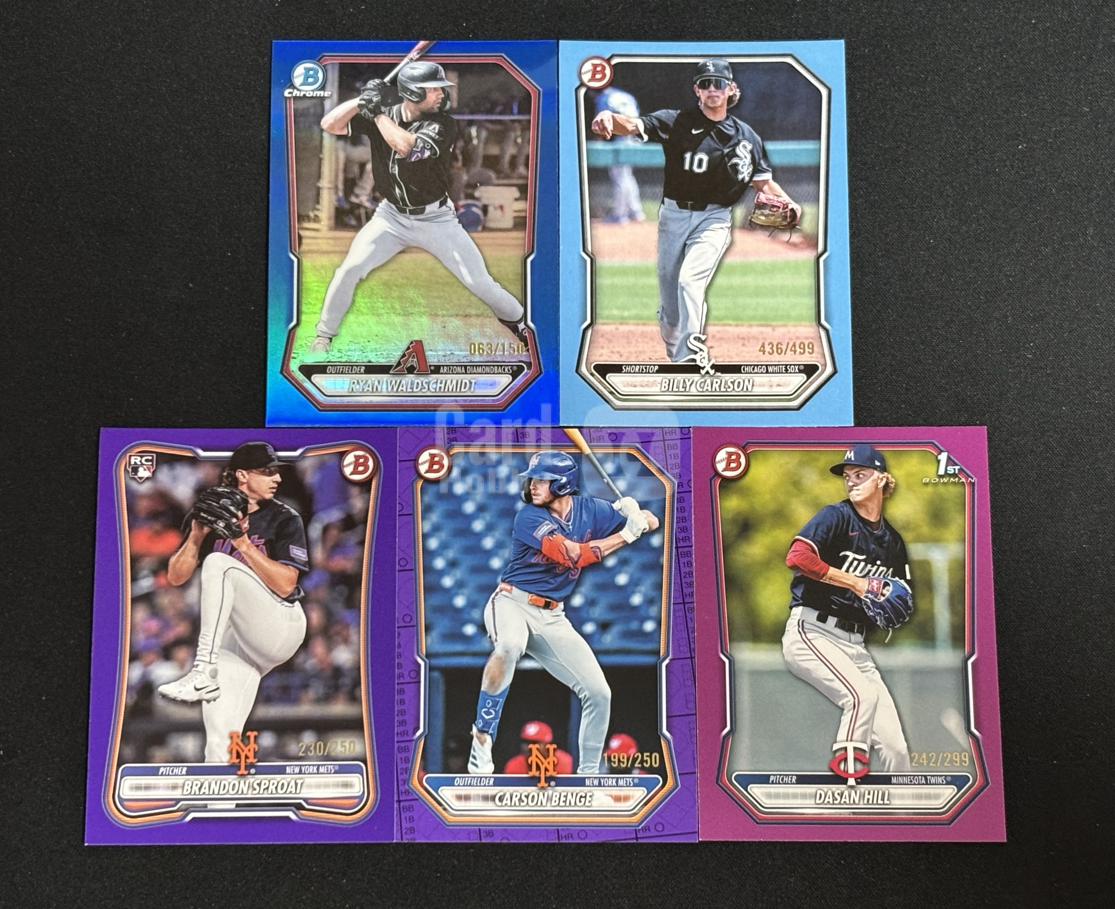 2025 Topps Bowman Draft Billy Carlson 棒球MLB 比利卡尔森 沃尔德施密特 斯普洛特 新秀等 /499编 /150编 /250编 /299编 打包不包品-ws