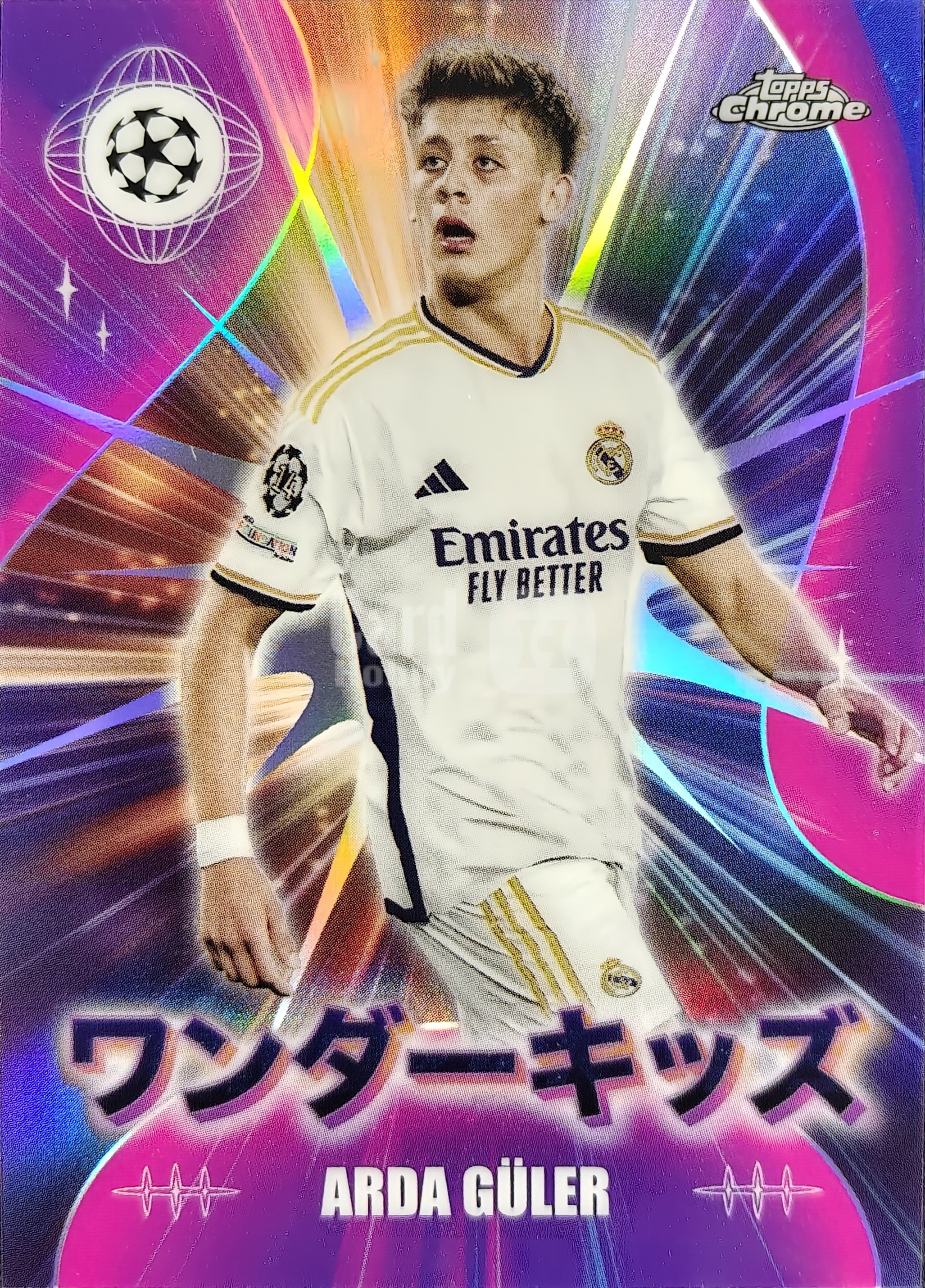 【k代拍】2024 Topps Chrome Arda Guler 欧冠TC 阿尔达 居莱尔 日版