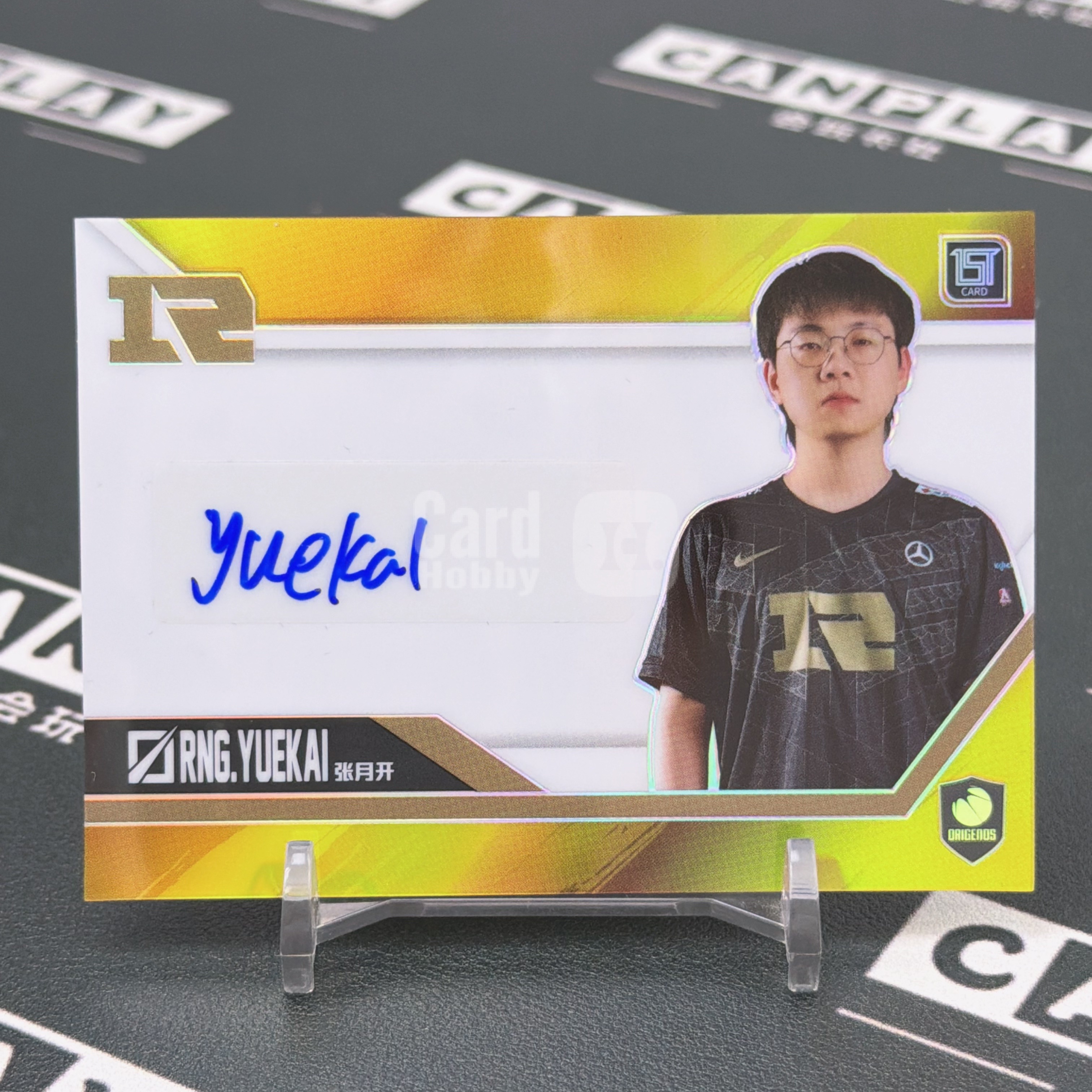 2022 Buffun LPL yuekai 【会玩卡社不累计】英雄联盟 LPL选手卡 光启 RNG yuekai 47/50编 单人签字卡 贴签 卡品如图 细节可私 HW0069
