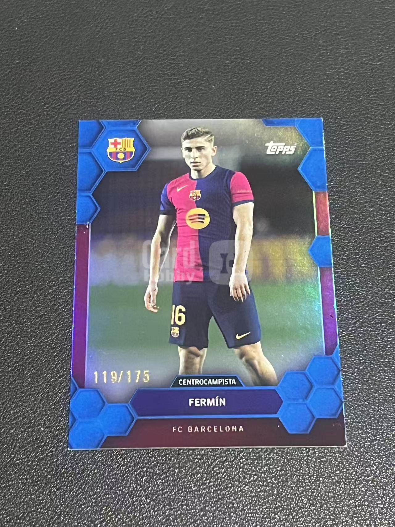 【芒特代卖】2024-25 Topps FC Barcelona Fermín López 费尔明 洛佩斯 巴塞罗那 175编 蓝折 收藏必备