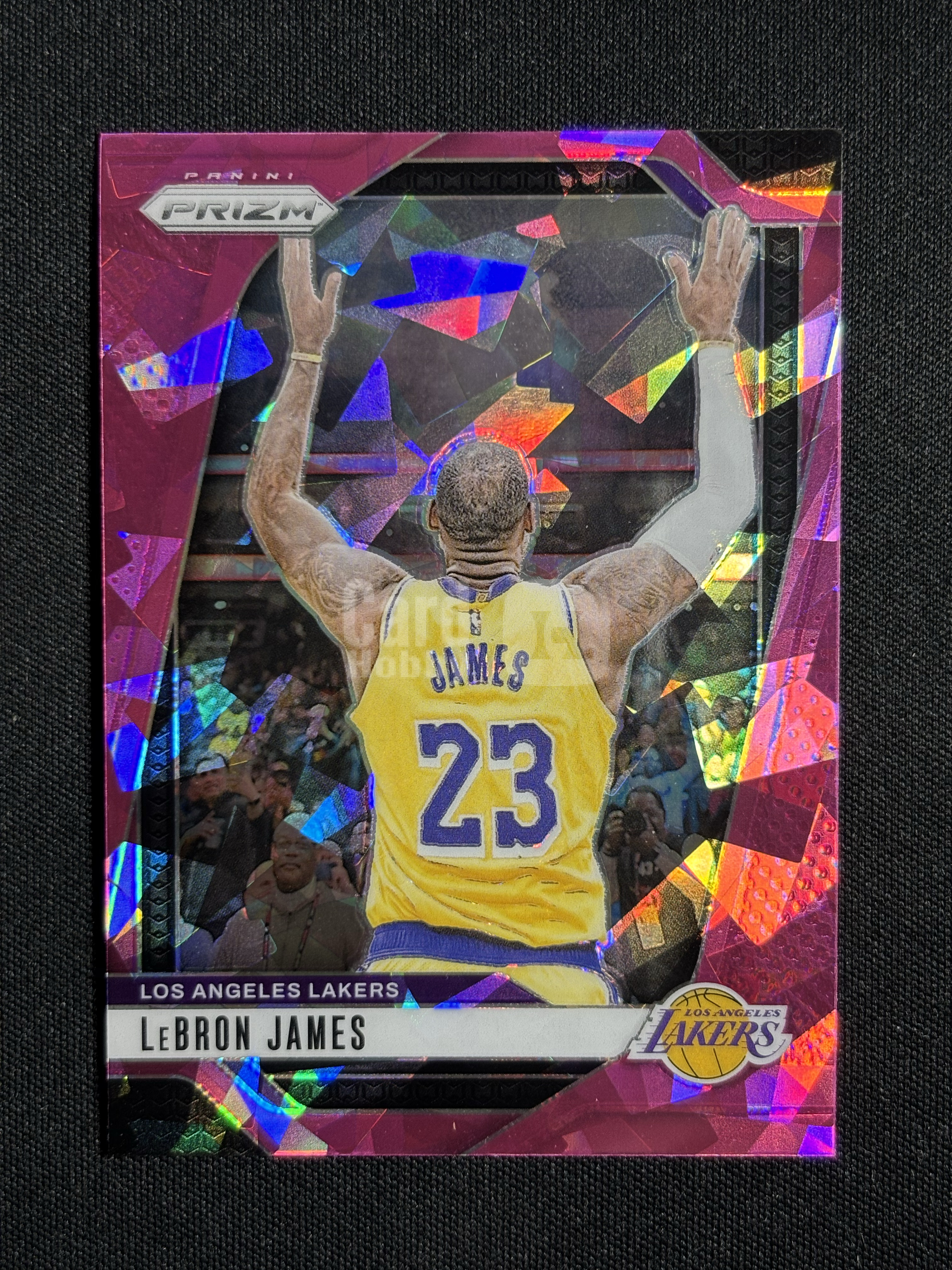 2024-25 Panini Prizm LeBron James 「墨色拍卖」篮球Pz 湖人 勒布朗 詹姆斯 Base 粉碎冰 撒镁粉选图 卡品如图 BCH9