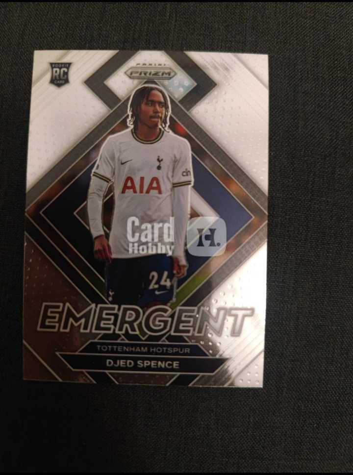 2022-23 Panini Prizm djed spence 英超PZ 热刺 斯宾斯 新秀RC EMERGENT特卡 BASE 收藏必备 不保卡品 2-15