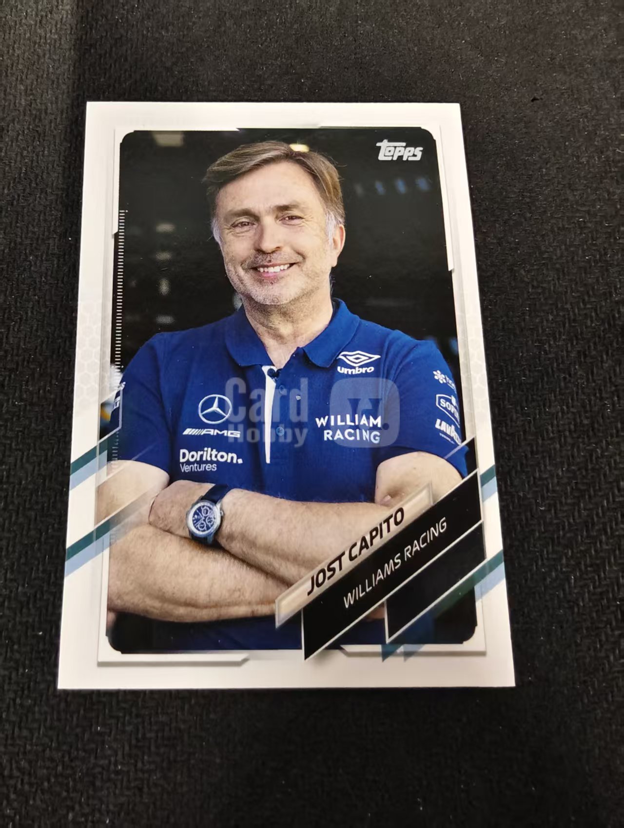 2021 Topps Chrome Jost Capito F1 威廉姆斯 领队 约斯特 卡皮托 划痕 边角瑕疵 @90