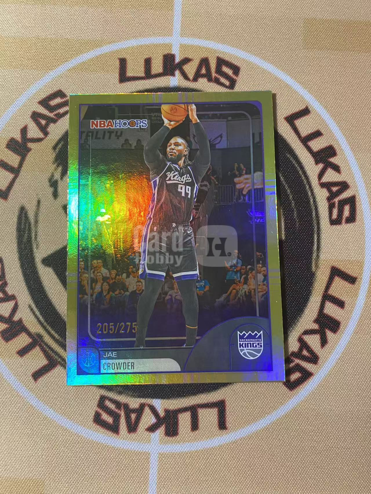 2026 Topps Hoops Jae Crowder 撸卡厮 Lukas 国王 悍将 克劳德 275编 黄折 折射卡 （nq）