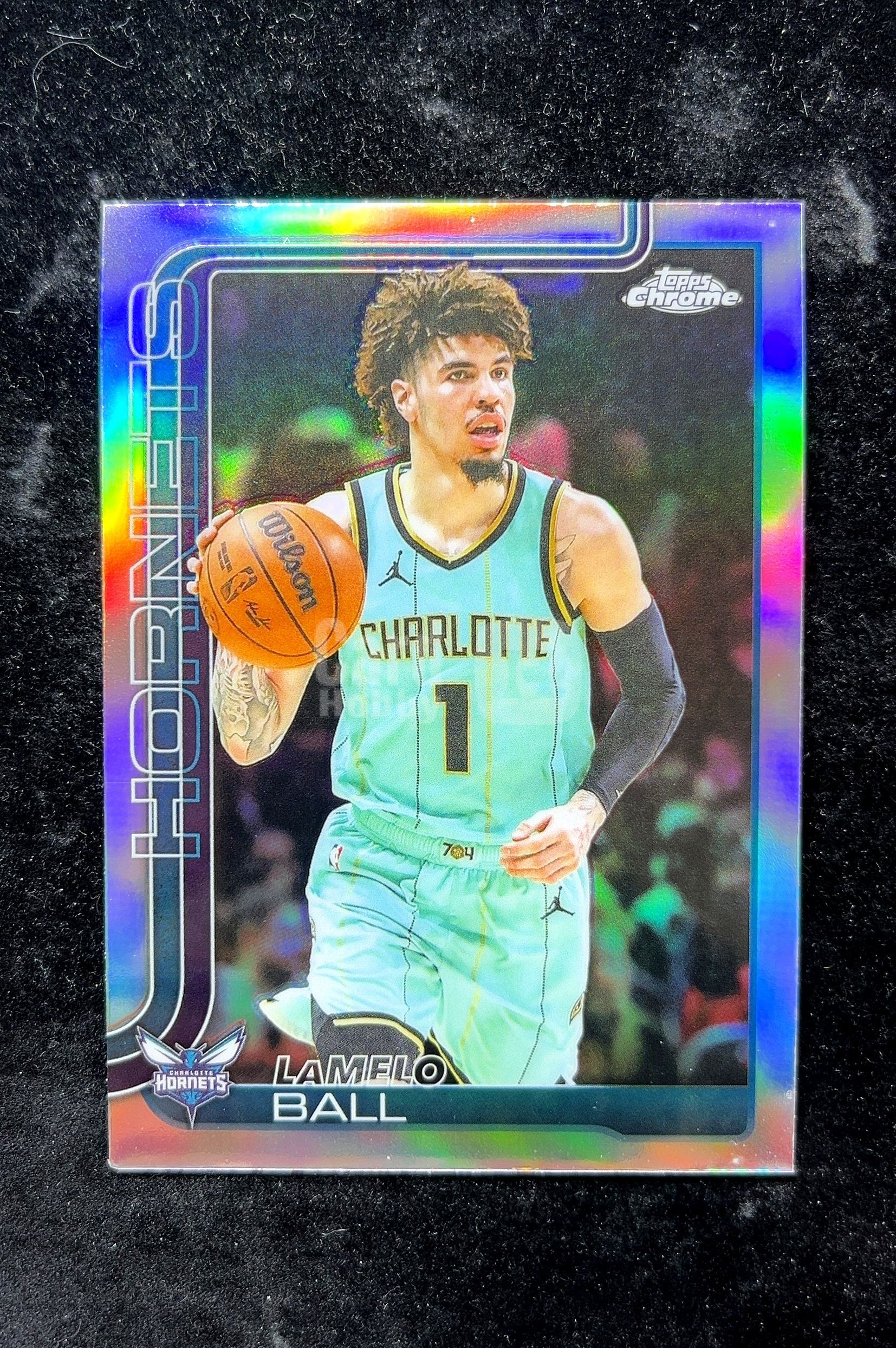 【小白1%代卖】2025 Topps Chrome RefraCTOR 折射卡 Lamelo Ball 拉梅洛·鲍尔 银折 折射 新秀 RC 卡品如图 高价值 #39 Charlotte 0702