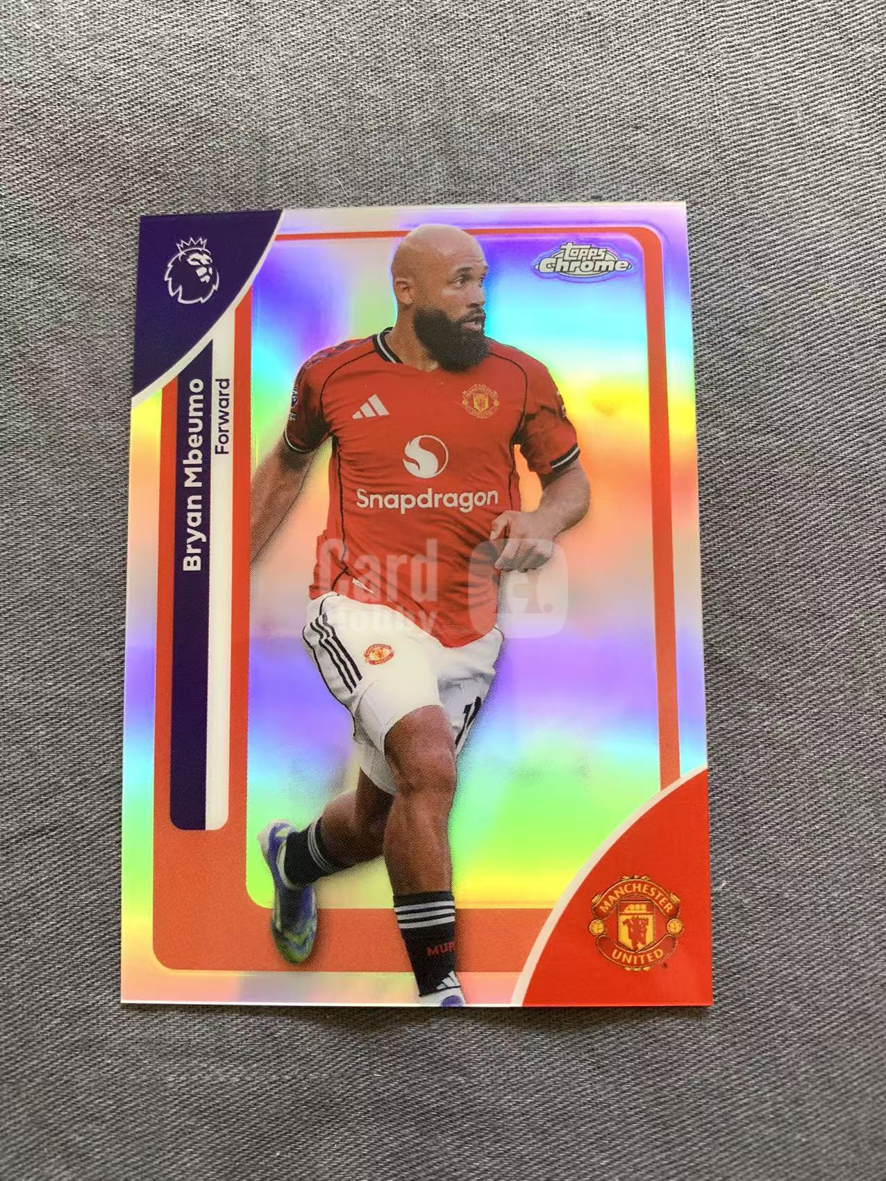 2026 Topps Chrome Bryan Mbeumo 英超tc系列 喀麦隆 曼联 前锋 姆贝莫 银折 折射 收藏必备 卡品如图 维稳