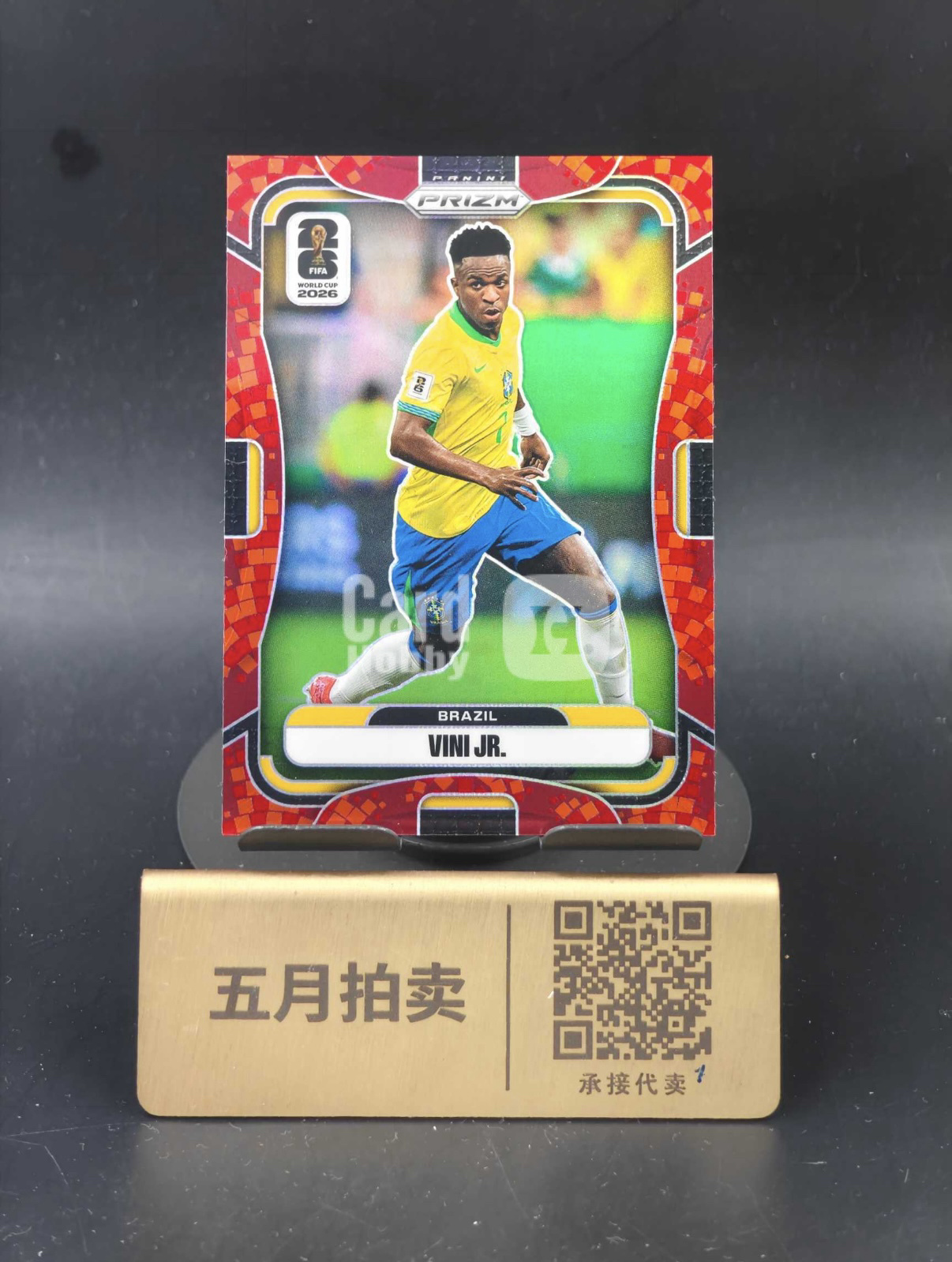 2026 Panini Prizm Vini Jr.【五月拍卖】Pz 世界杯 巴西 维尼修斯 枫叶折射 99编 卡品微瑕如图 大厉害 Z44